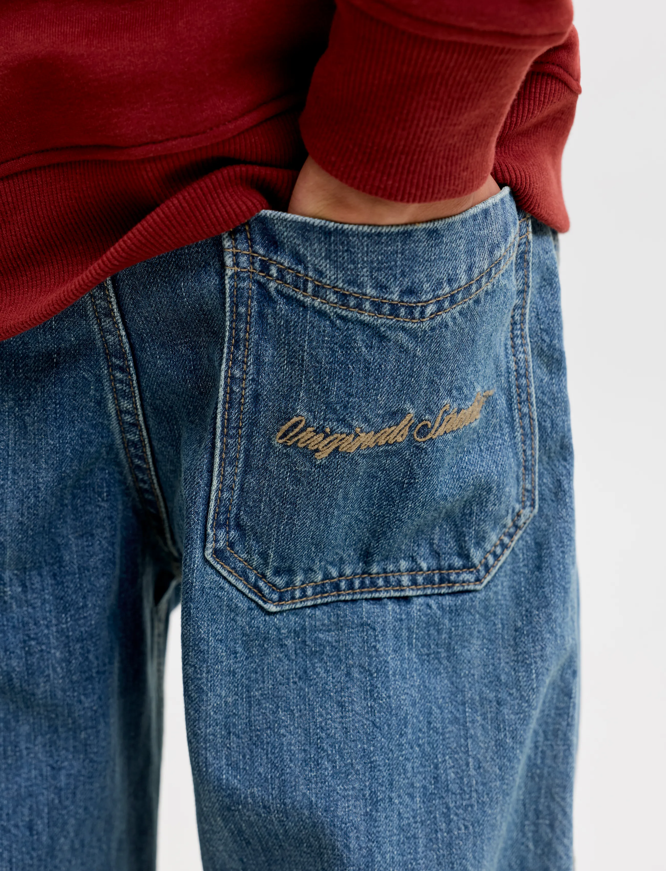 Jack & Jones - JJIALEX JJNORREBRO AKM 887 JNR - loose jeans - blue denim - 5