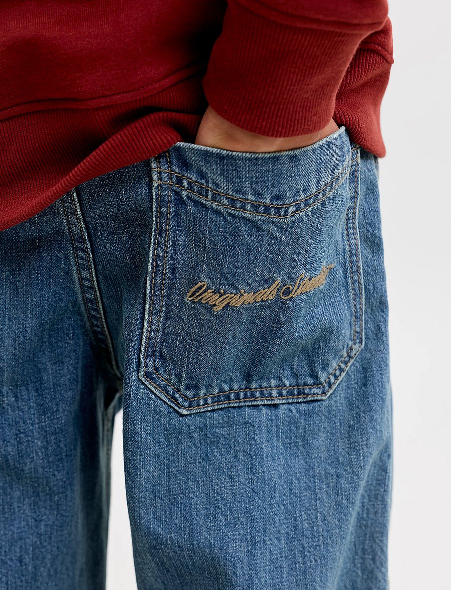 Jack & Jones - JJIALEX JJNORREBRO AKM 887 JNR - loose jeans - blue denim - 5