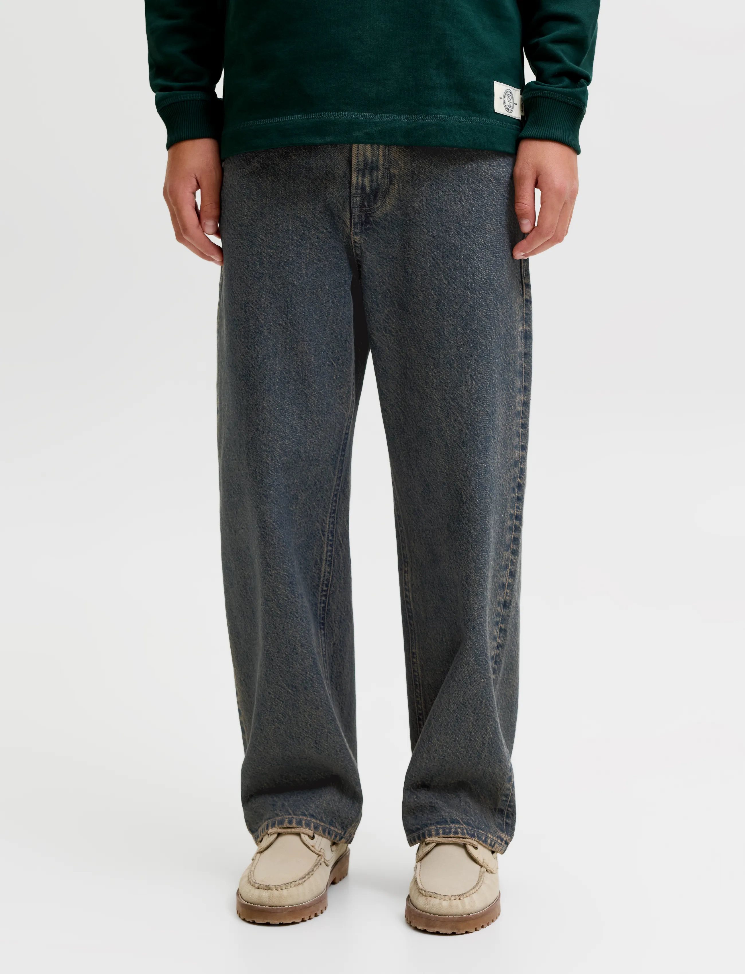 Jack & Jones JJIALEX JJORIGINAL SQ 429 SN JNR - Bottoms - BLUE DENIM / blue