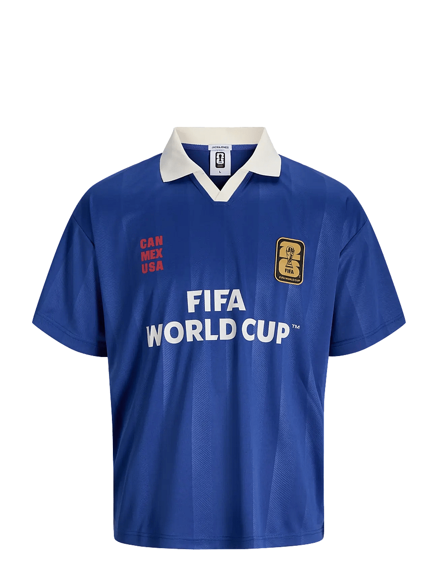 Jack & Jones - JORFIFA FOOTBALL JERSEY SS STYD AW JNR - hauts de sport - true blue - 0