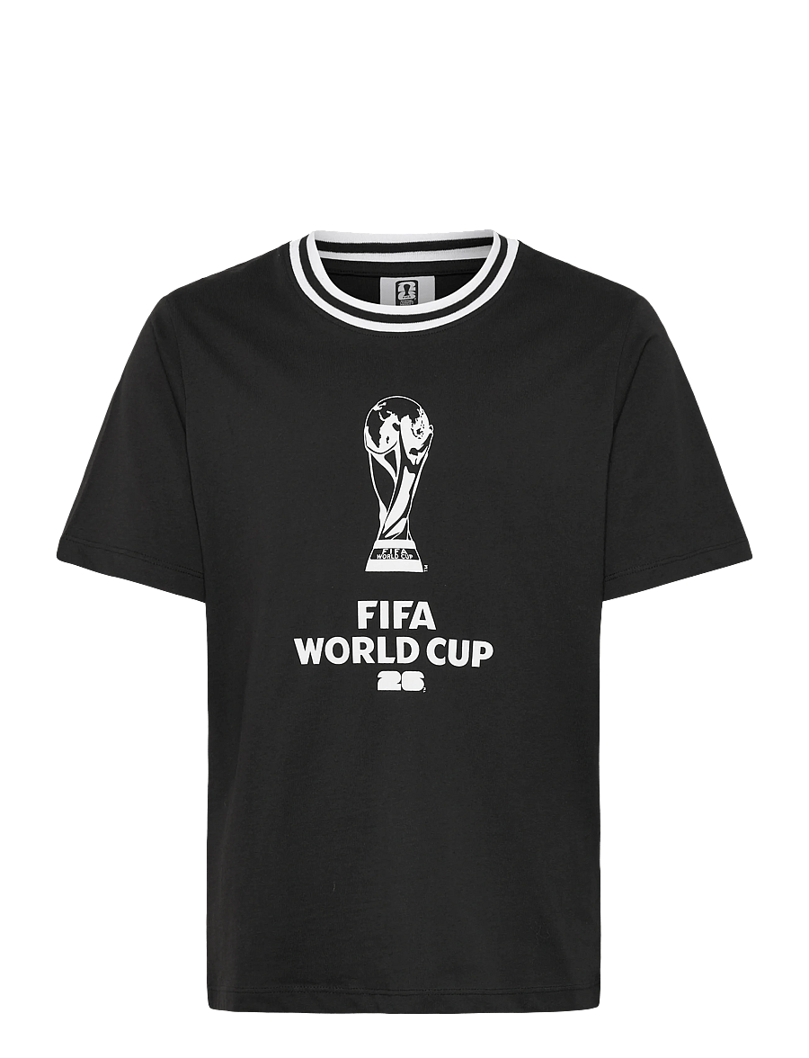 Jack & Jones - JORFIFA TEE SS CREW NECK STYD AW25 JNR - sportoberteile - black - 0