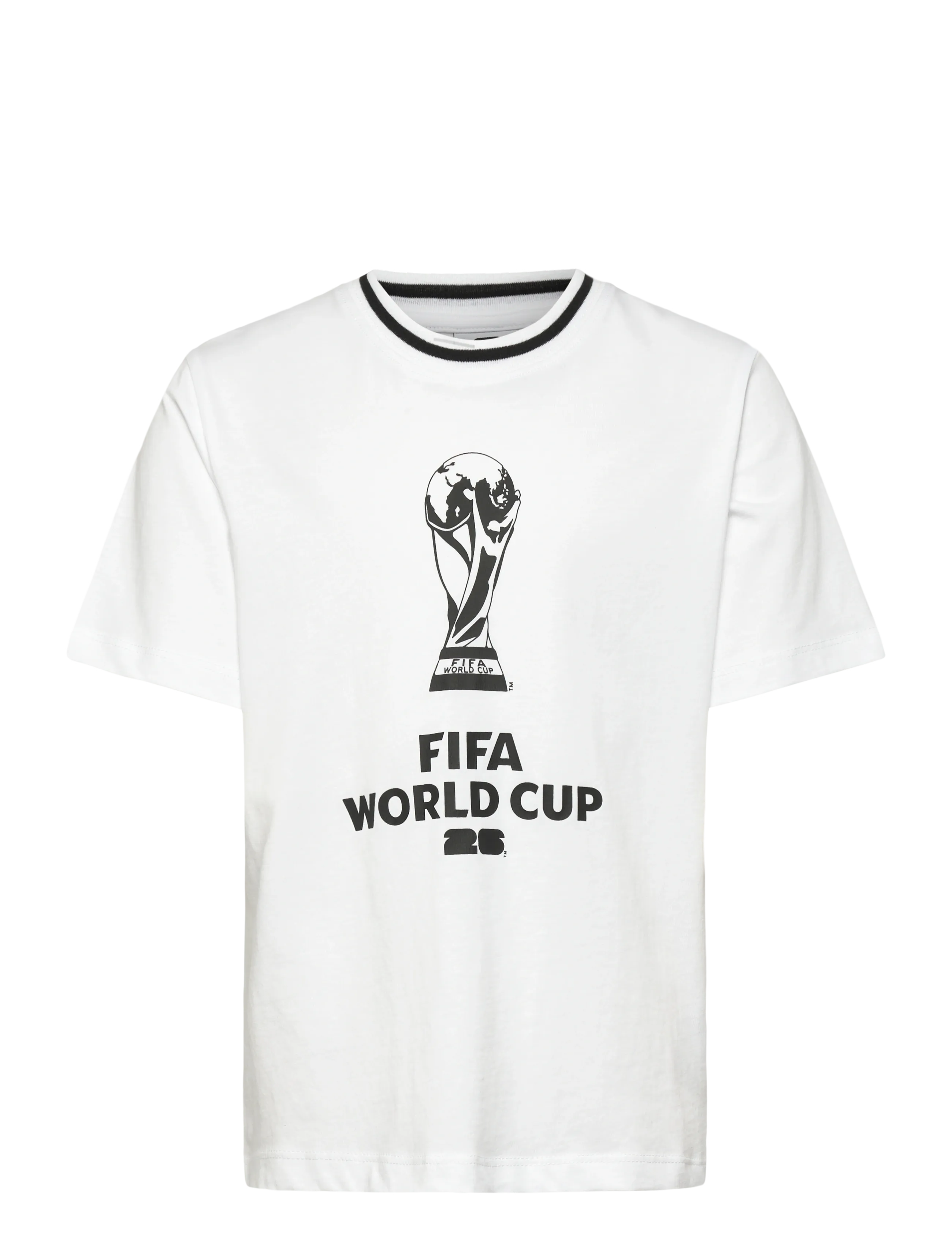 Jack & Jones JORFIFA TEE SS CREW NECK STYD AW25 JNR - Last chance - BRIGHT WHITE / white