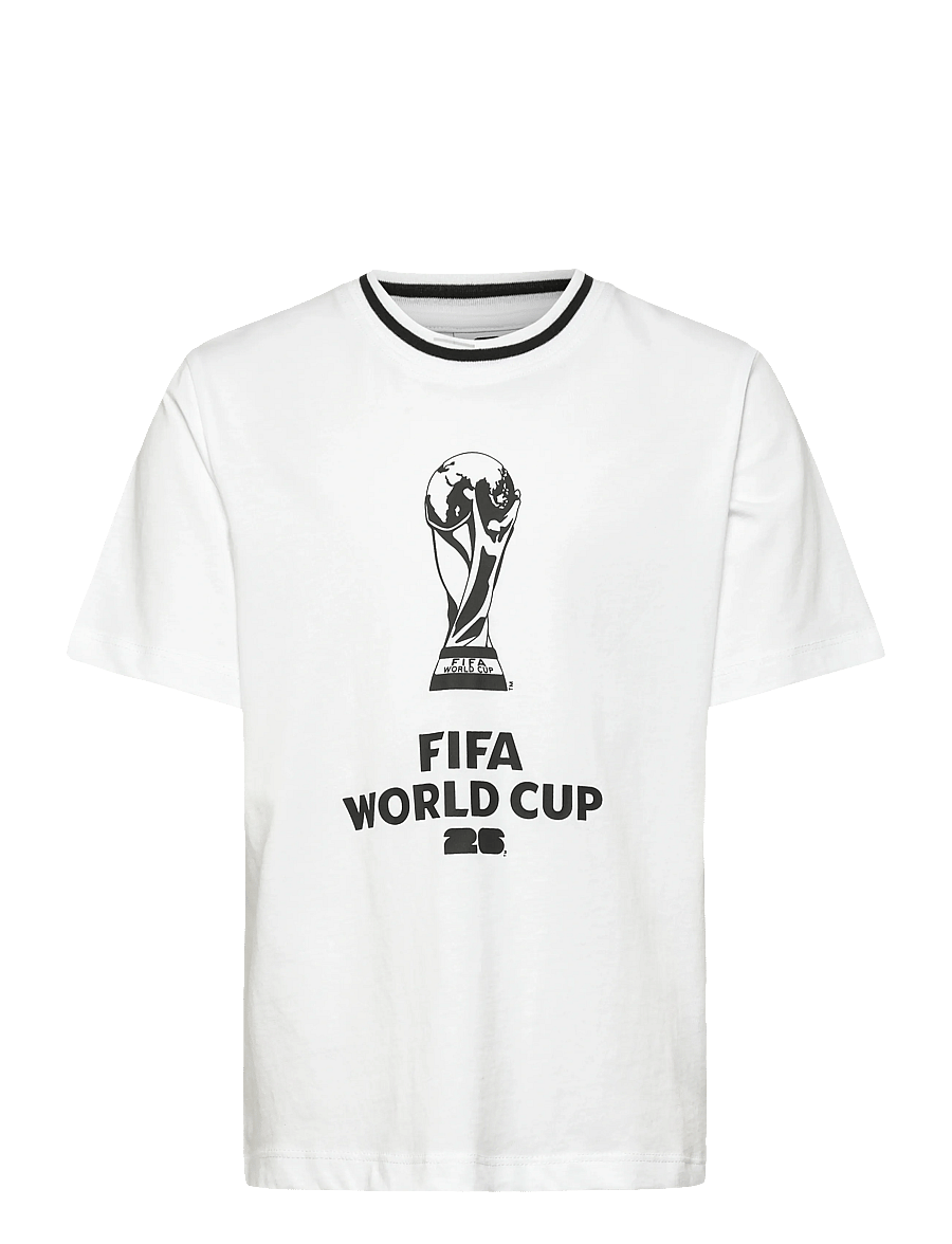 Jack & Jones - JORFIFA TEE SS CREW NECK STYD AW25 JNR - hauts de sport - bright white - 0