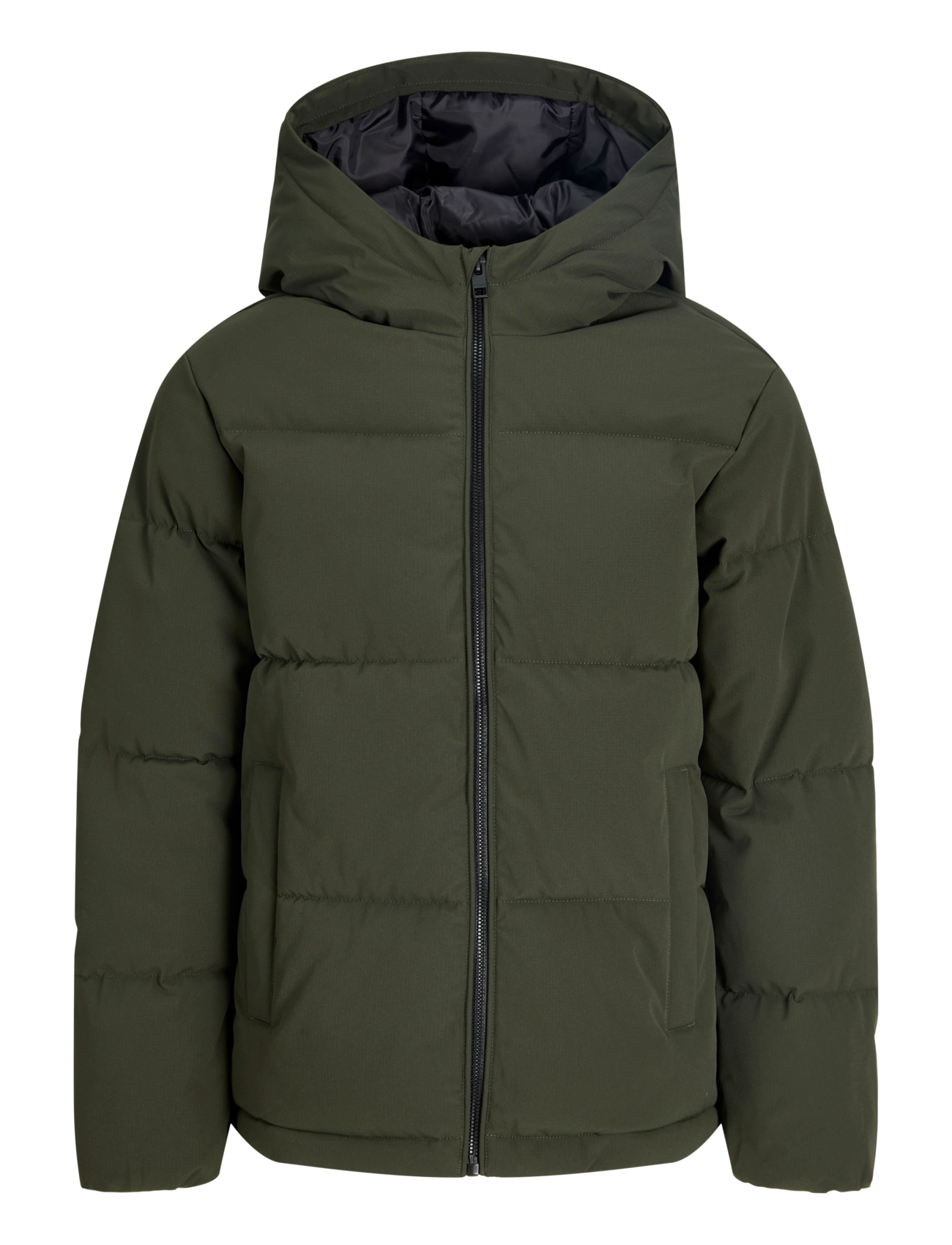 Jack & Jones JJGALAXY PUFFER JACKET JNR - Jakker - ROSIN / khaki/green