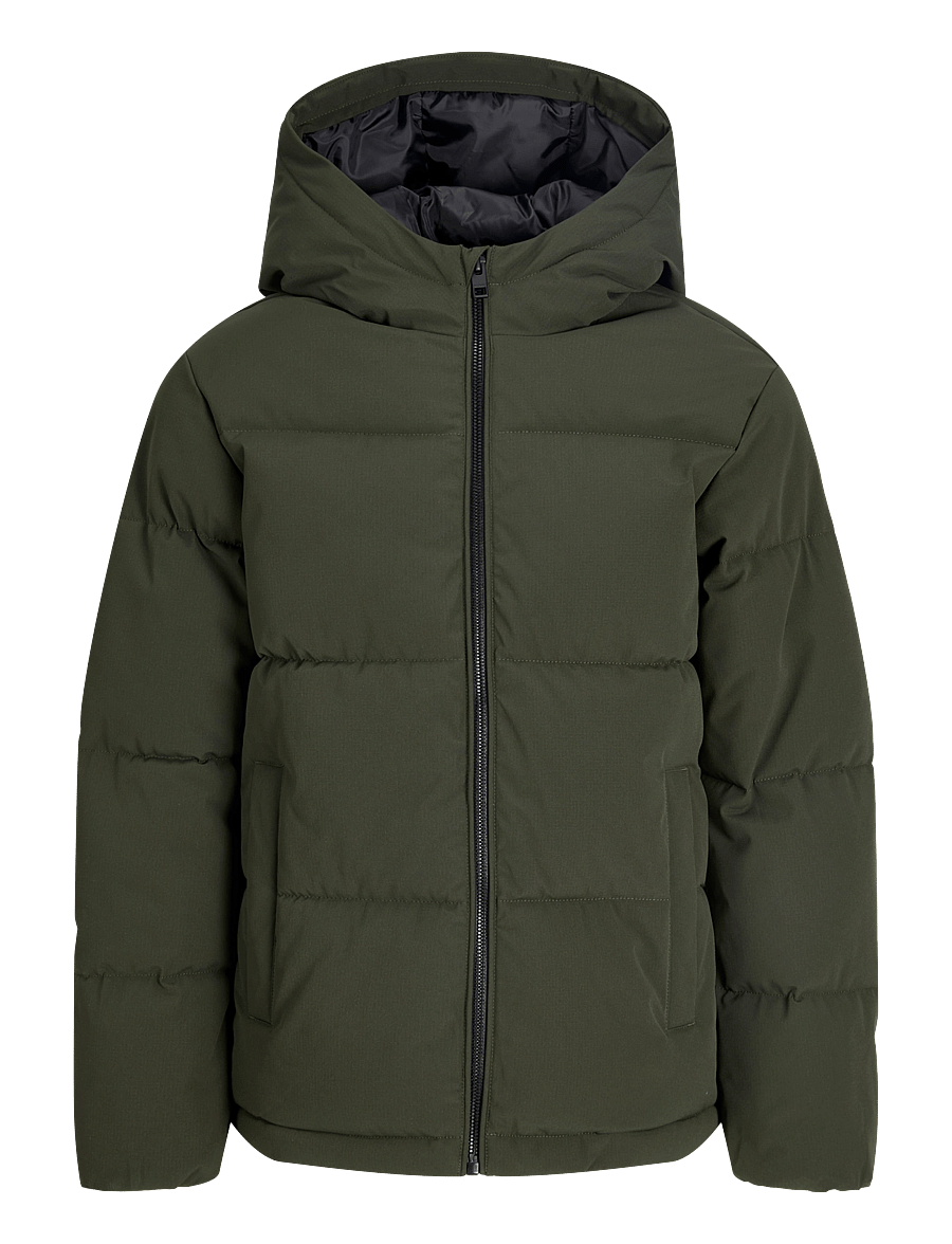 Jack & Jones - JJGALAXY PUFFER JACKET JNR - daunen- und steppjacken - rosin - 0