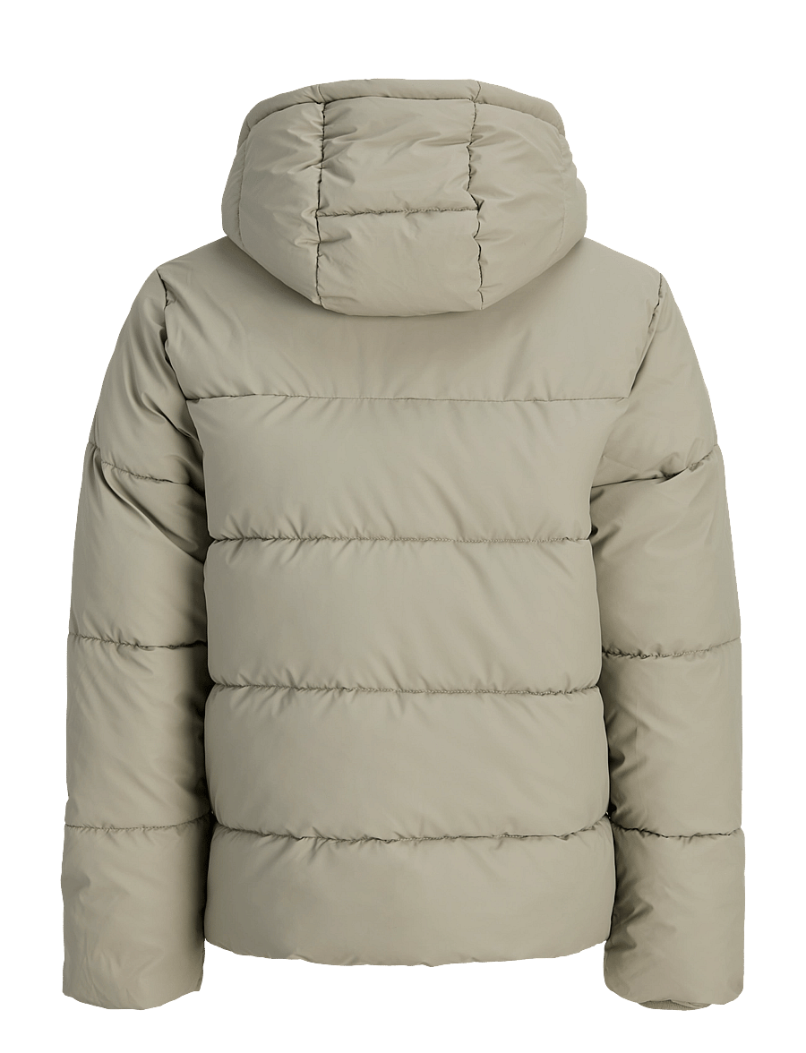 Jack & Jones - JCOFUSION PU PUFFER JACKET JNR - termojakker - dusty olive - 1