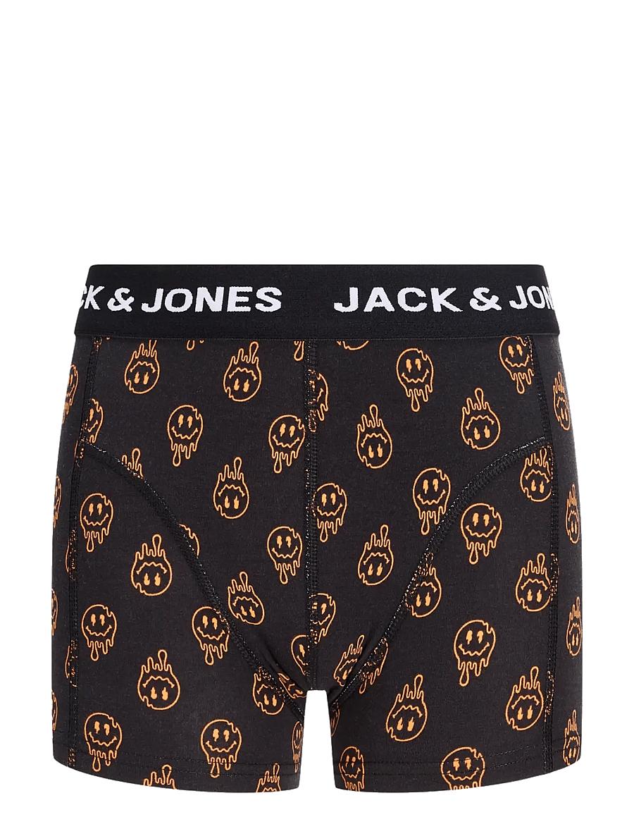 Jack & Jones - JACDALE SMILEY TRUNKS 3 PACK JNR - unterhosen - black - 3