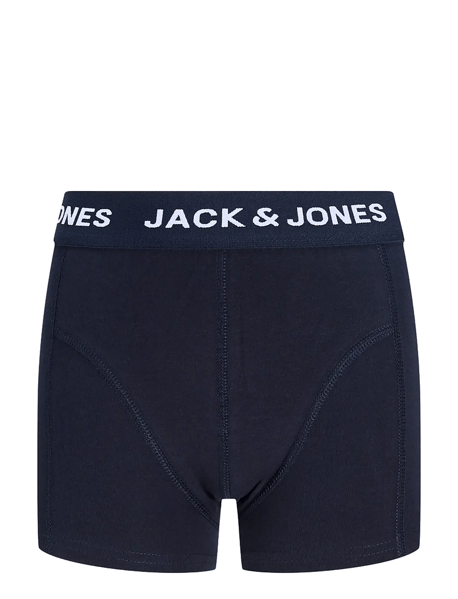 Jack & Jones - JACDALE SMILEY TRUNKS 3 PACK JNR - unterhosen - black - 4