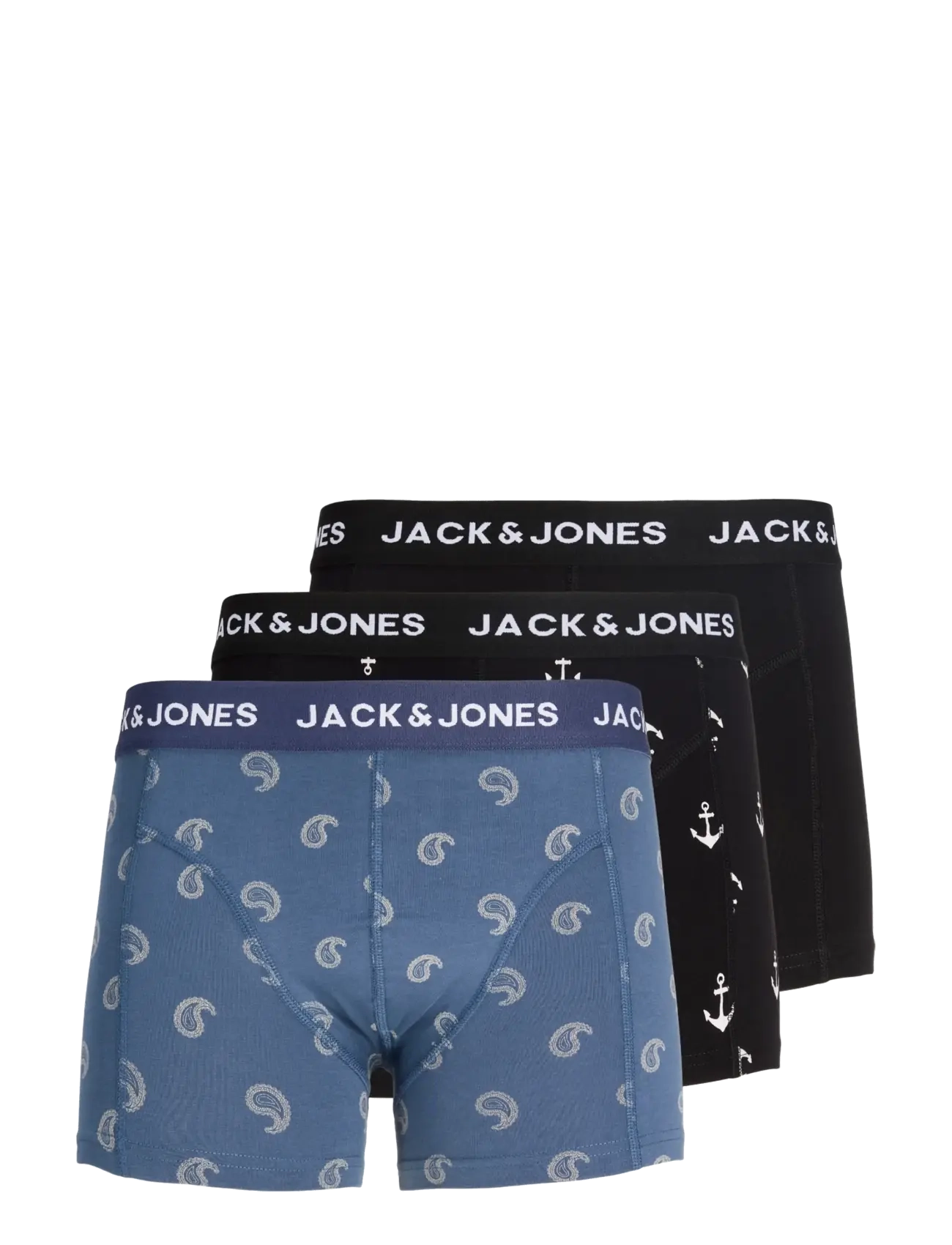 Jack & Jones JACCENTRAL TRUNKS 3 PACK JNR - Neuheiten - CROWN BLUE / blue