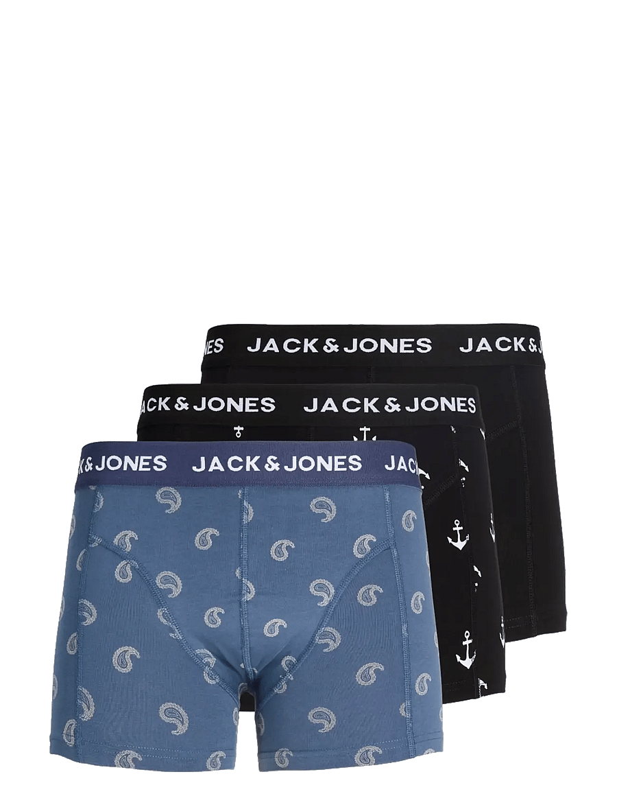 Jack & Jones - JACCENTRAL TRUNKS 3 PACK JNR - unterhosen - crown blue - 0