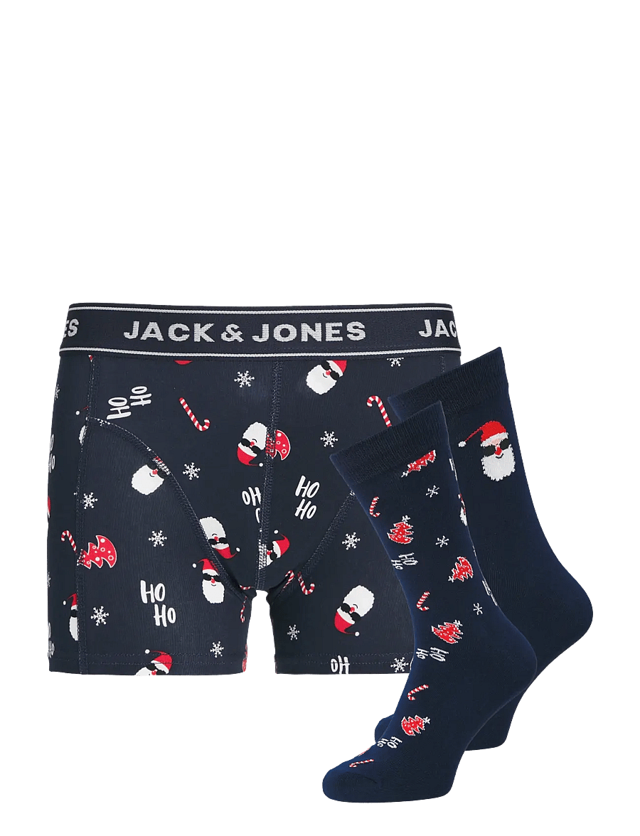 Jack & Jones - JACSANTA TREES GIFTBOX JNR - sky captain - 0