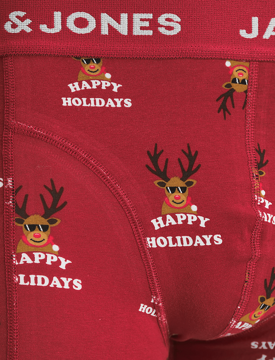 Jack & Jones - JACHAPPY HOLIDAYS GIFTBOX JNR - rio red - 4