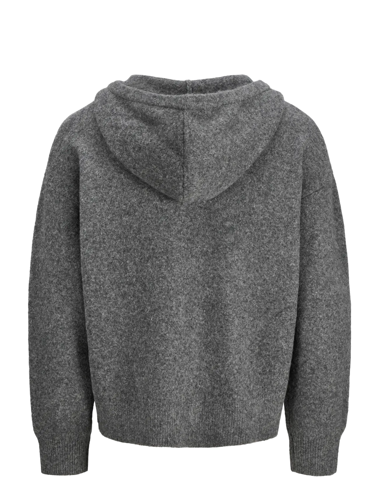 Jack & Jones - JCOGRAVITY KNIT ZIP HOODIE JNR - dark grey melange - 1