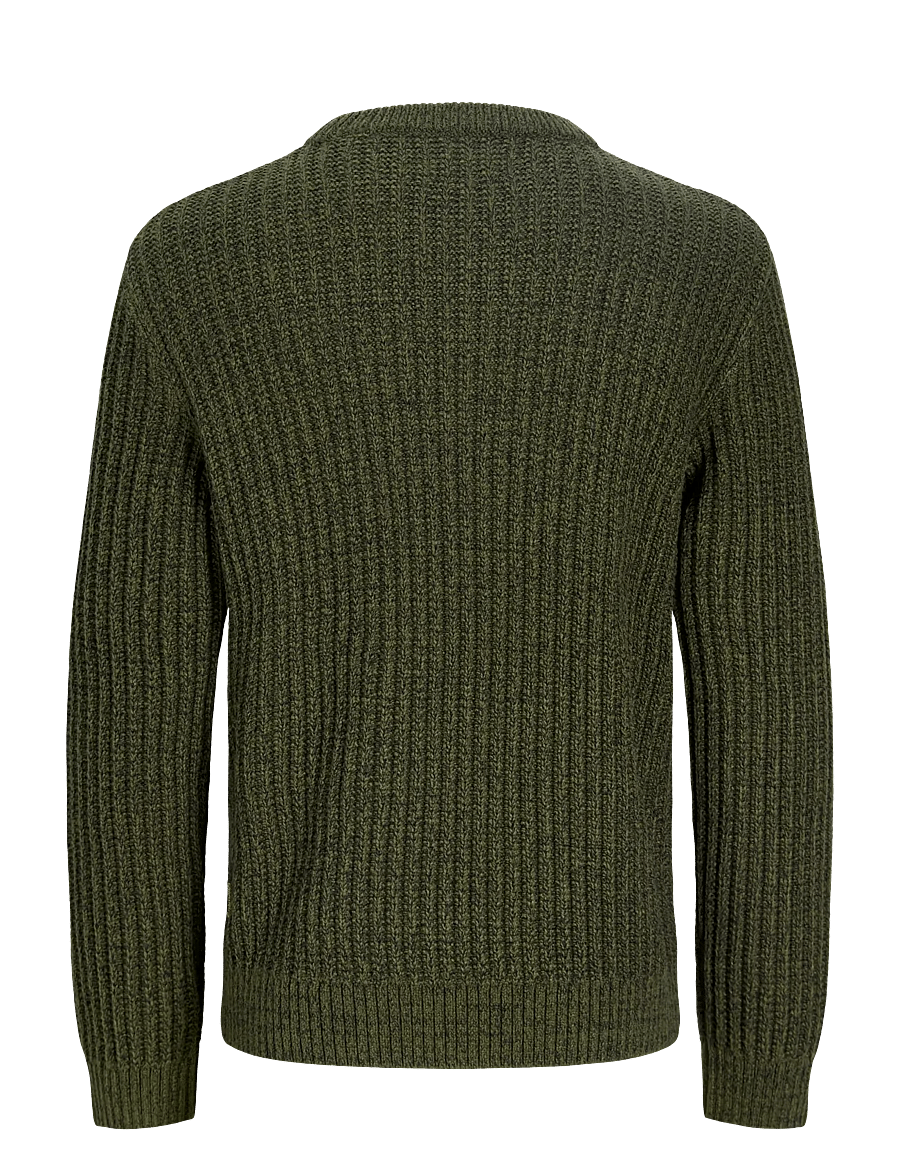 Jack & Jones - JJJAXON KNIT CREW NECK JNR - trøjer - forest night - 1