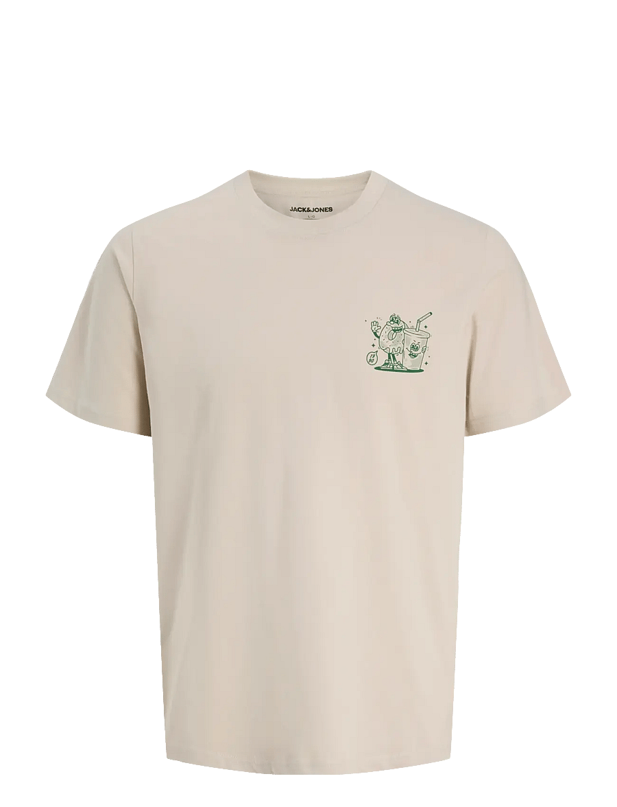 Jack & Jones - JJBREWY TEE SS CREW NECK JNR - moonbeam - 1