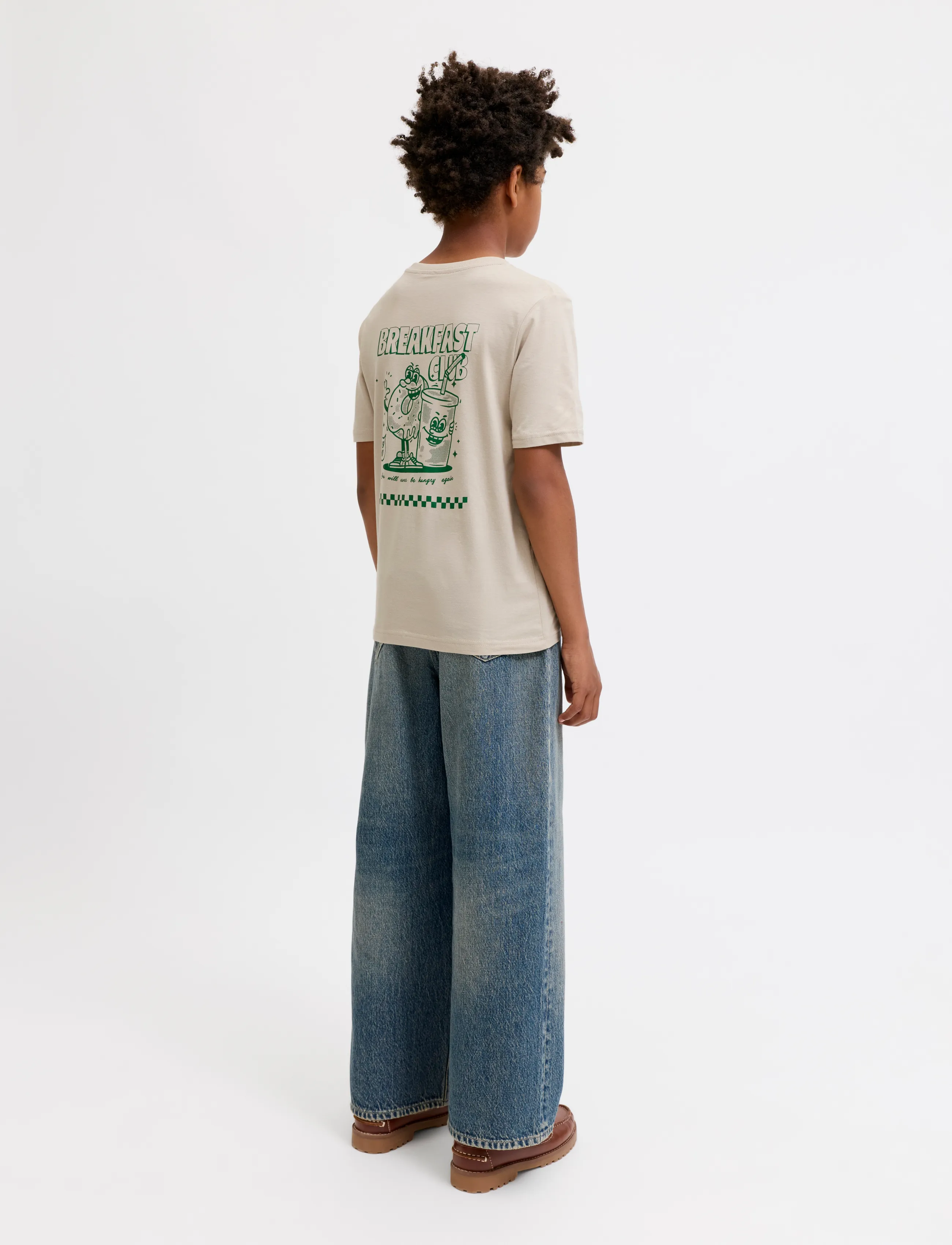 Jack & Jones - JJBREWY TEE SS CREW NECK JNR - moonbeam - 3