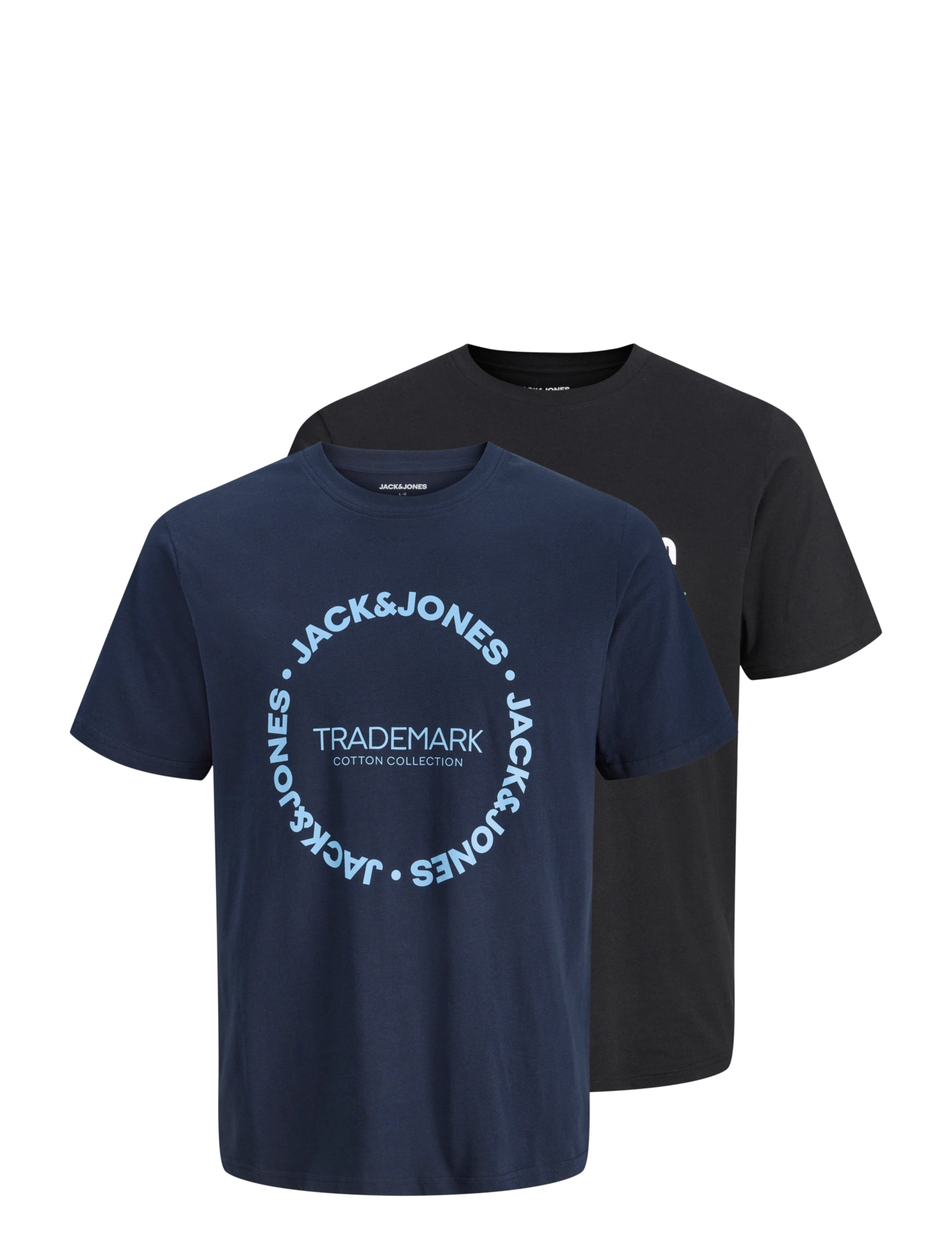 Jack & Jones JJAERO TEE BENSON TEE 2PK MP JNR - Kläder - BLACK / black