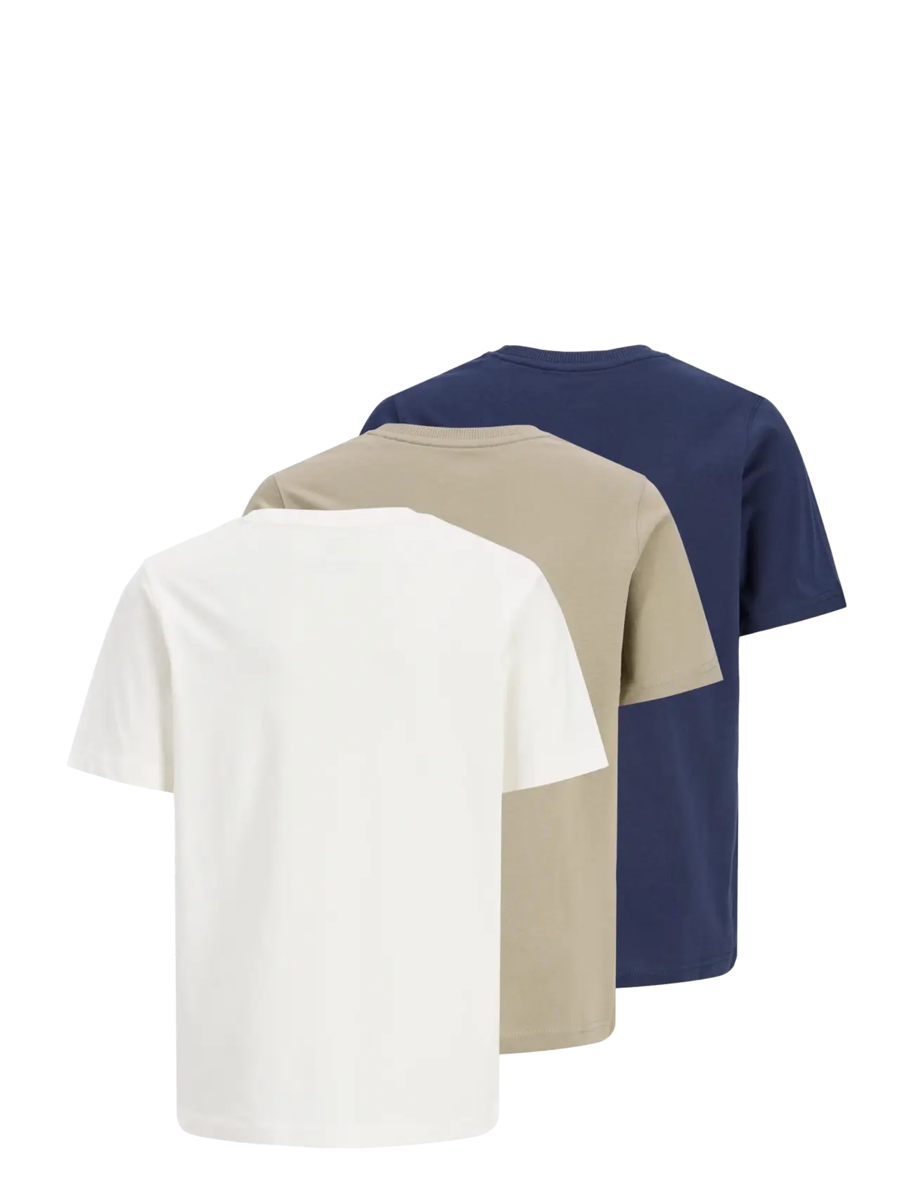 Jack & Jones - JJAVERY TEE SS CREW NECK 3PK MP JNR - cloud dancer - 2