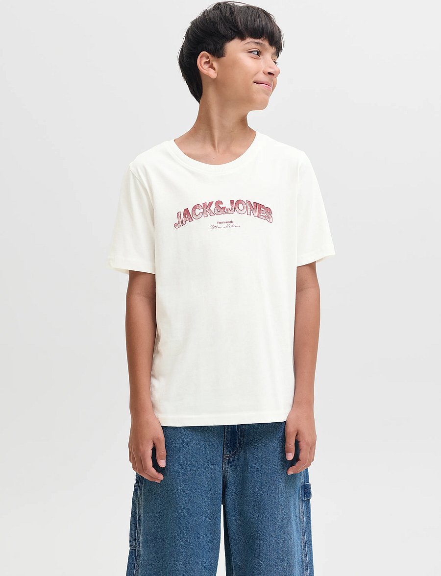 Jack & Jones - JJAVERY TEE SS CREW NECK 3PK MP JNR - cloud dancer - 0