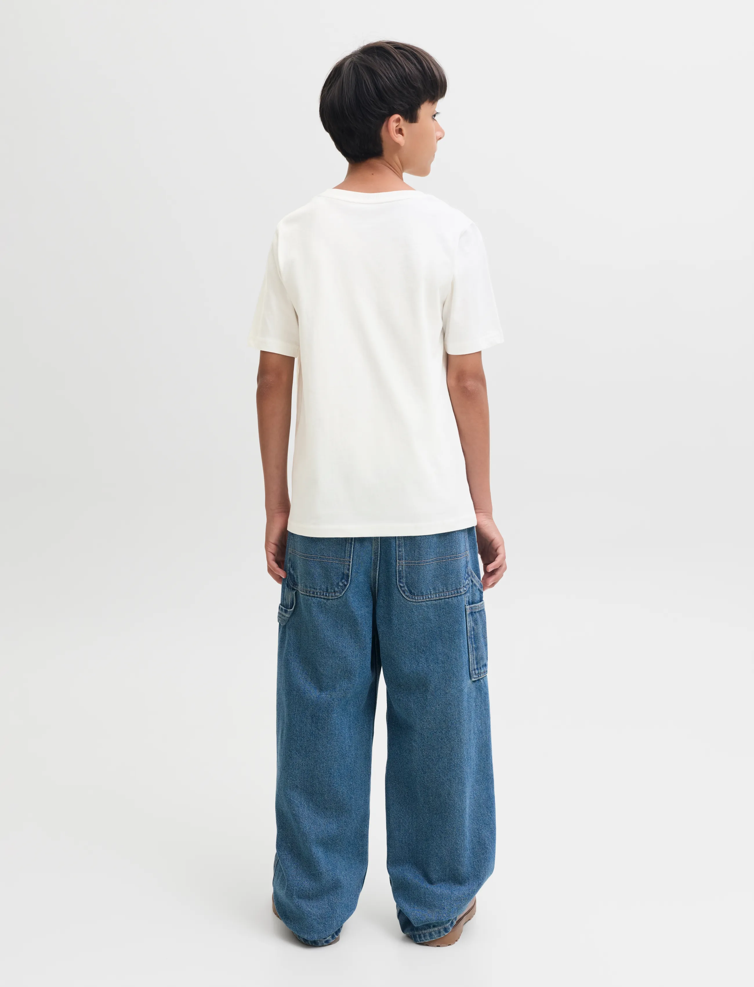 Jack & Jones - JJAVERY TEE SS CREW NECK 3PK MP JNR - cloud dancer - 3