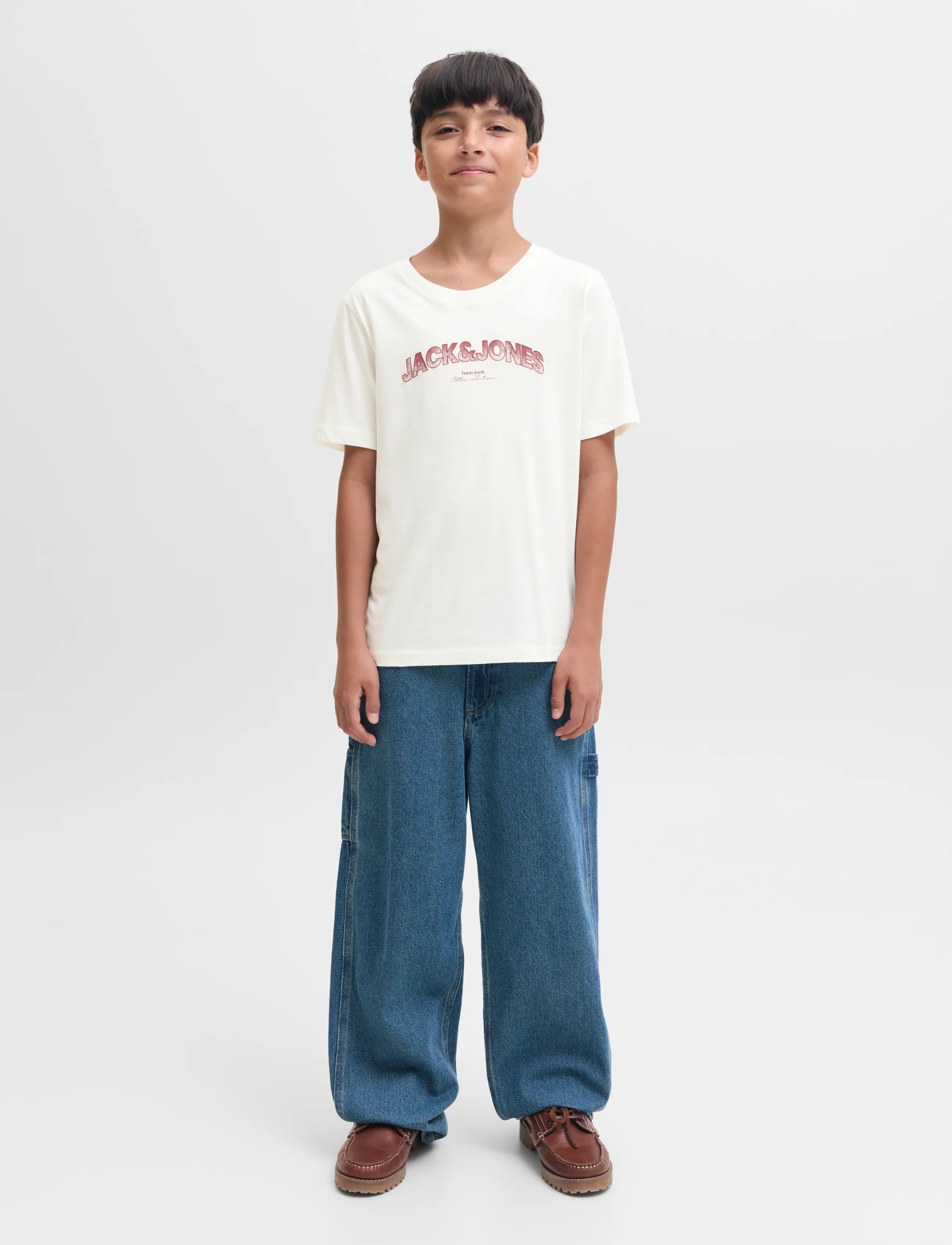 Jack & Jones - JJAVERY TEE SS CREW NECK 3PK MP JNR - cloud dancer - 4