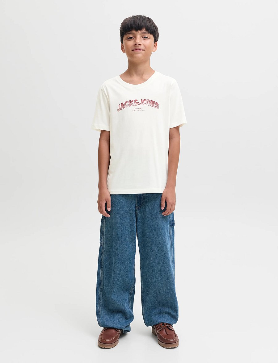 Jack & Jones - JJAVERY TEE SS CREW NECK 3PK MP JNR - cloud dancer - 4