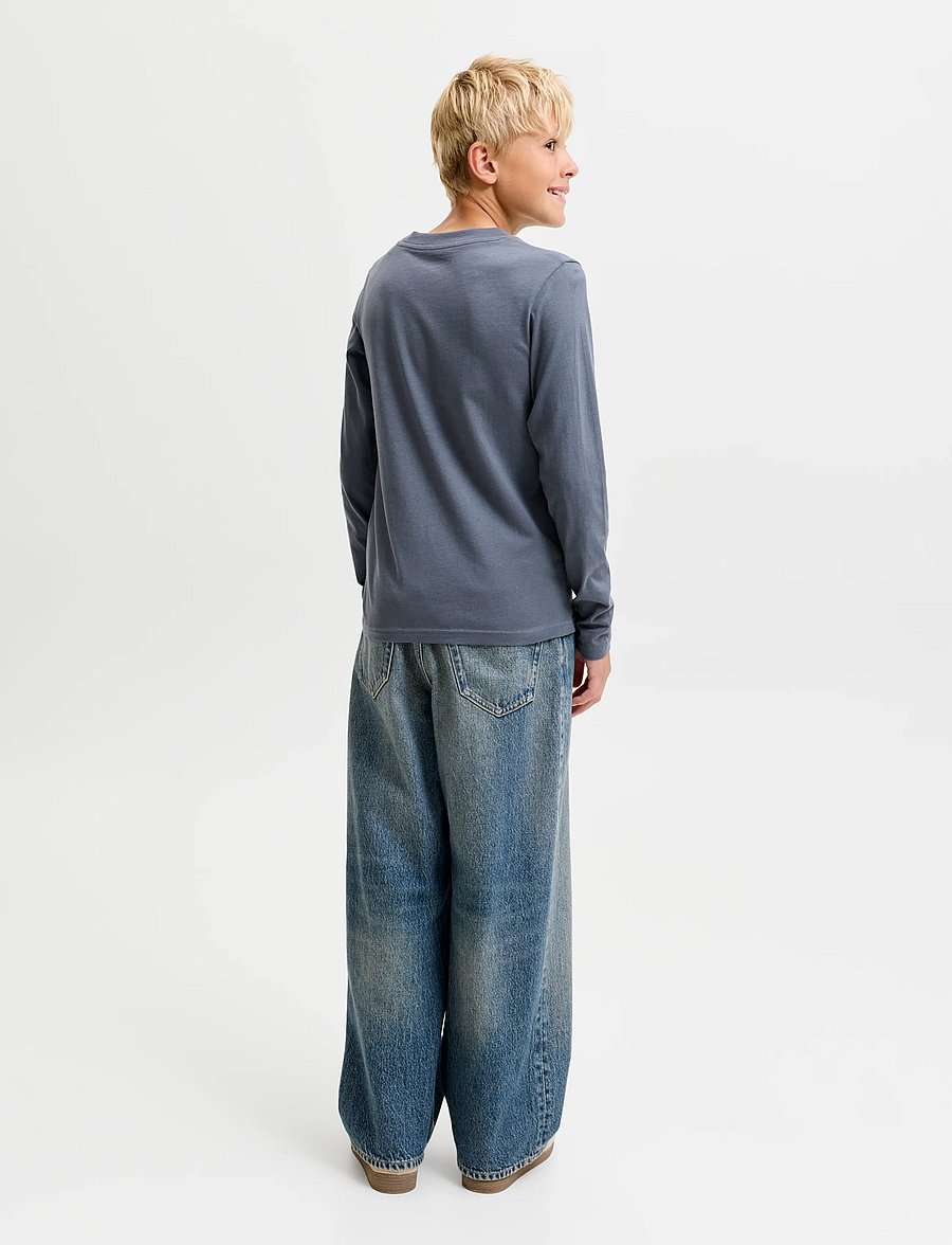 Jack & Jones - JJTOM TEE LS CREW NECK 2PK MP JNR - langärmelig - navy blazer - 3
