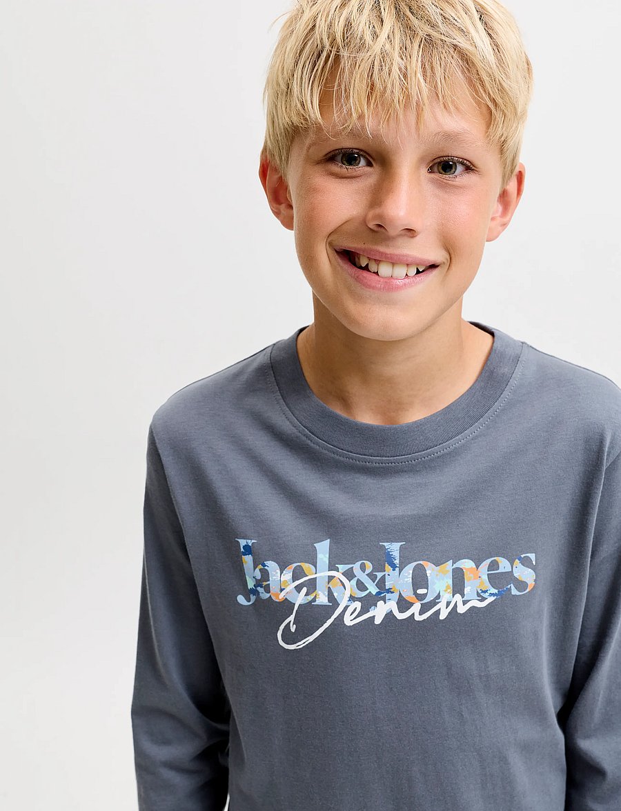 Jack & Jones - JJTOM TEE LS CREW NECK 2PK MP JNR - langärmelig - navy blazer - 5
