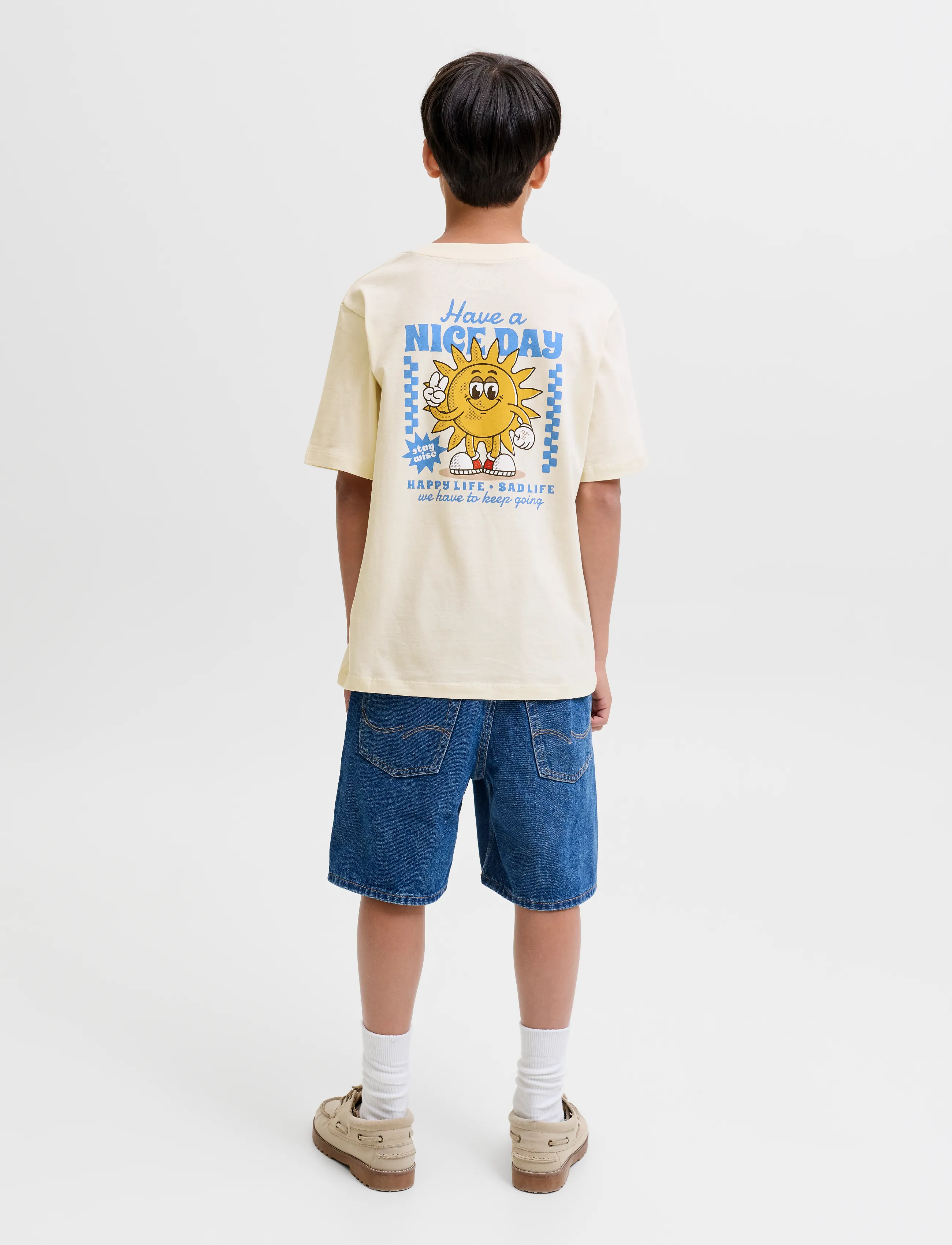 Jack & Jones - JORCARTOON GRAPHIC TEE SS CN TG JNR - kurzärmelige - antique white - 3