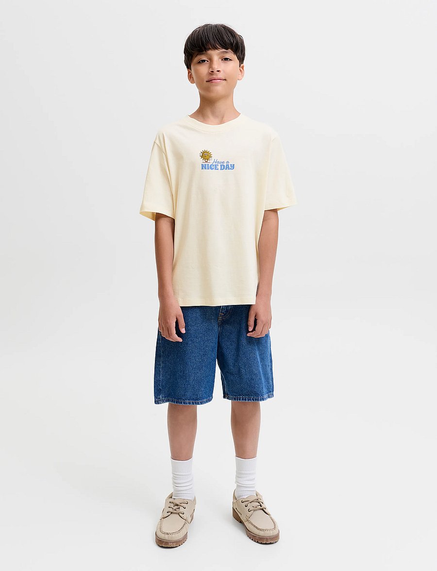 Jack & Jones - JORCARTOON GRAPHIC TEE SS CN TG JNR - kurzärmelige - antique white - 4