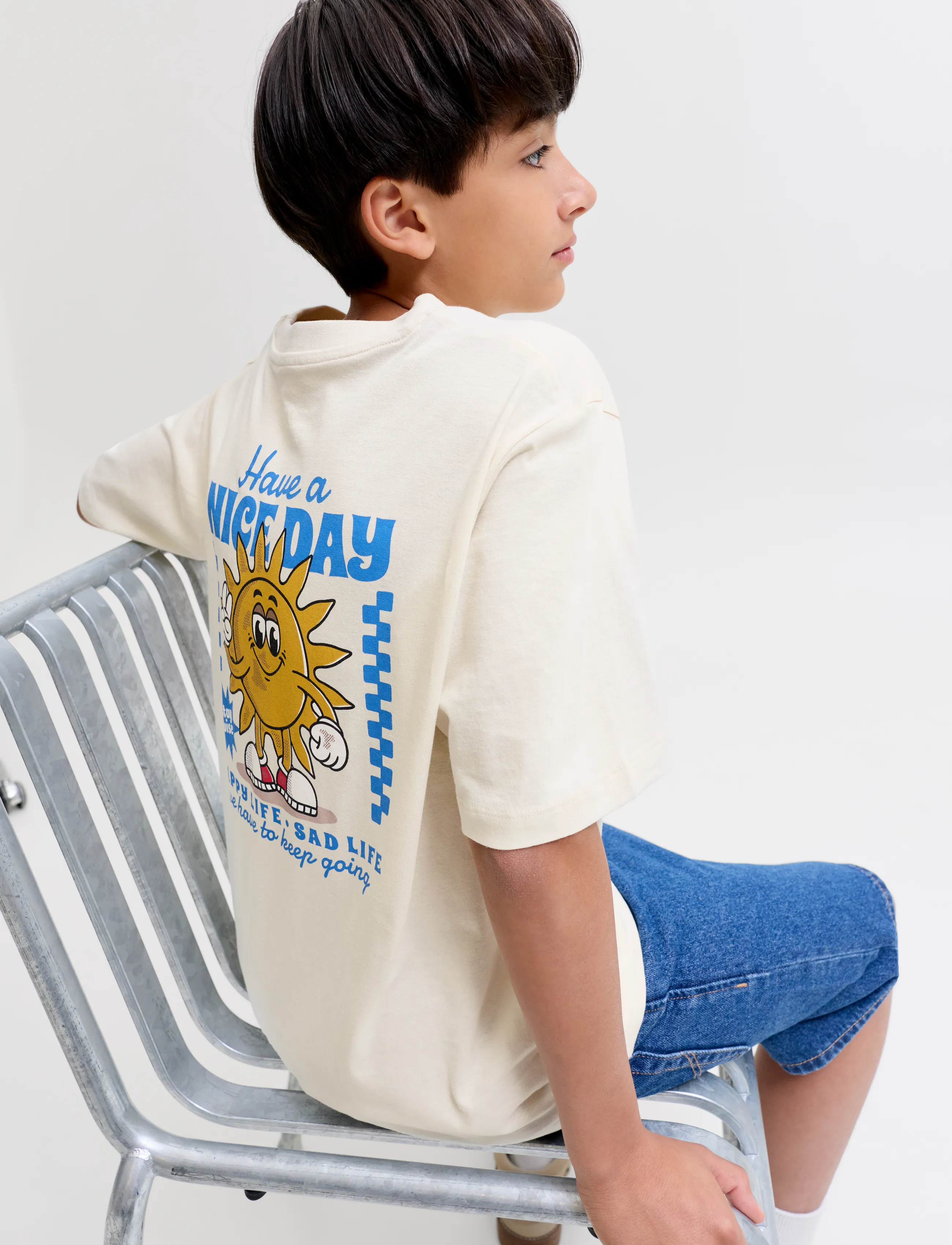 Jack & Jones - JORCARTOON GRAPHIC TEE SS CN TG JNR - kurzärmelige - antique white - 5