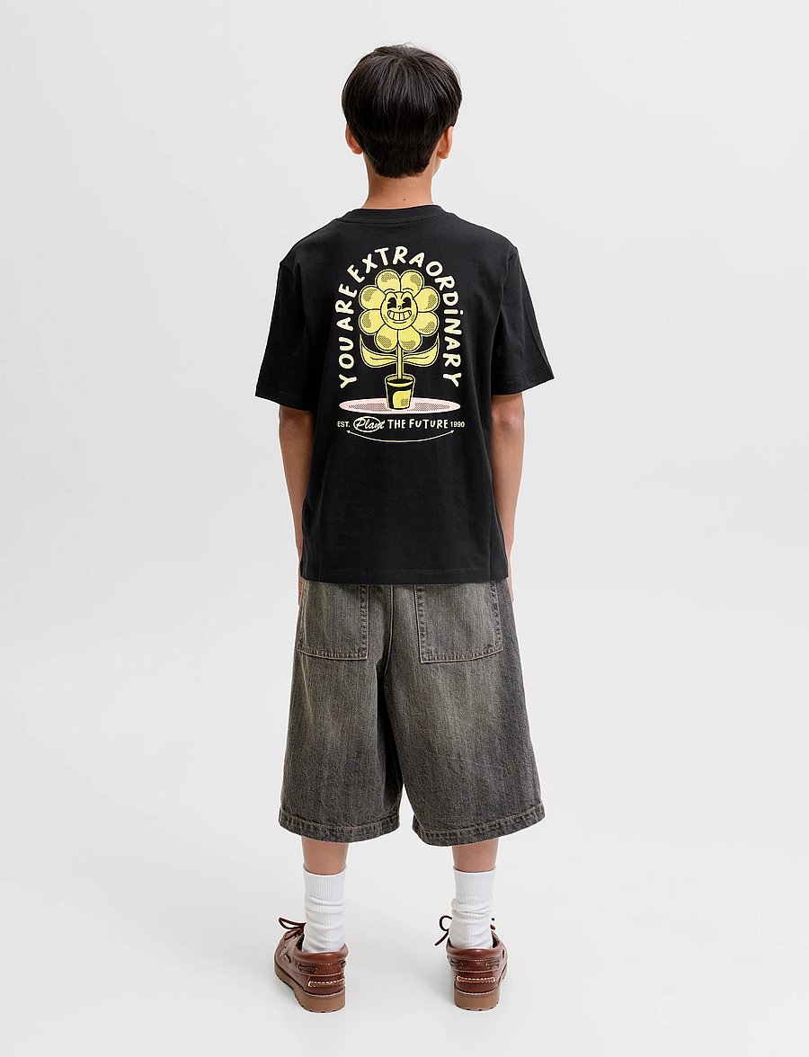 Jack & Jones - JORCARTOON GRAPHIC TEE SS CN TG JNR - lühikeste varrukatega t-särgid - black - 3