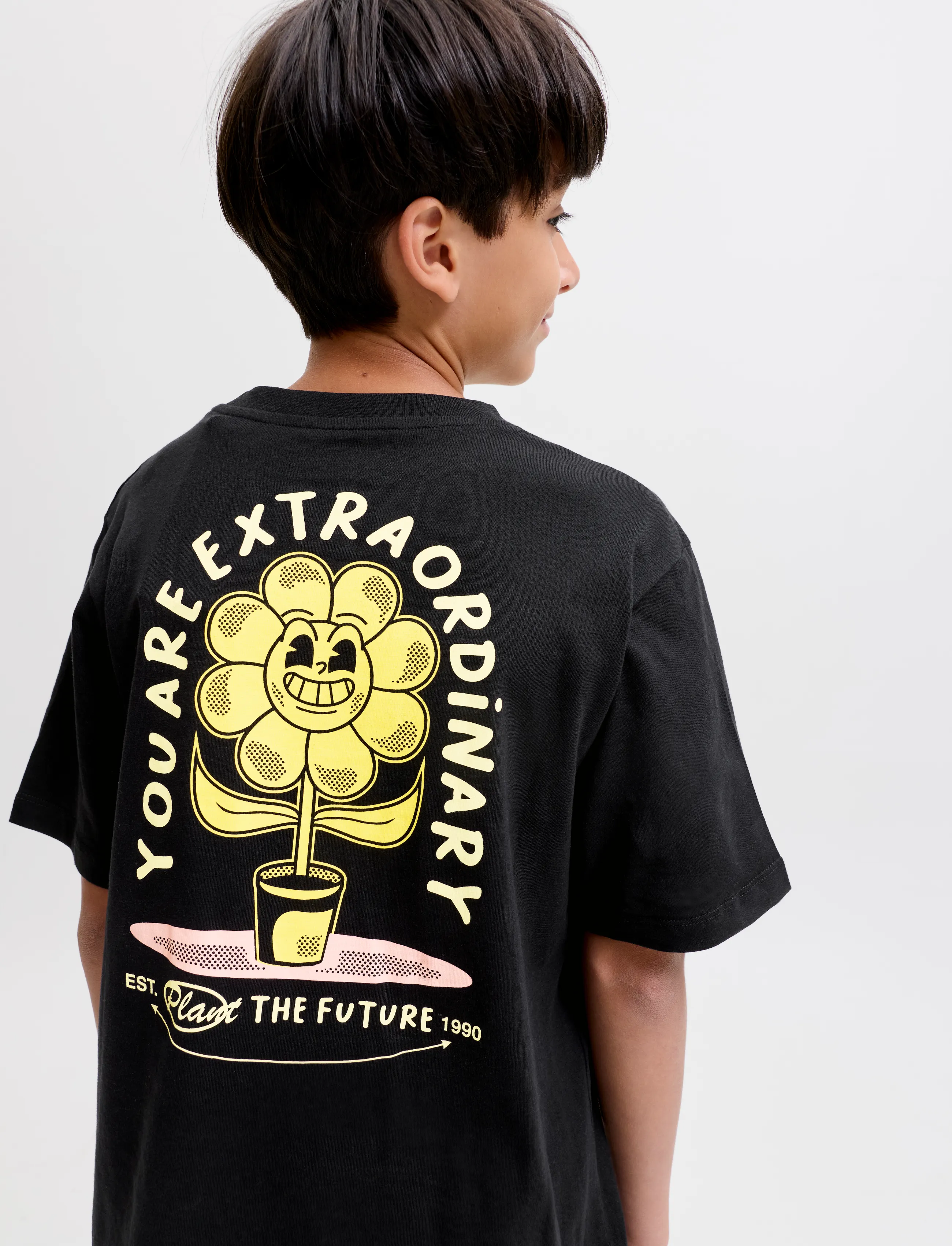 Jack & Jones - JORCARTOON GRAPHIC TEE SS CN TG JNR - lühikeste varrukatega t-särgid - black - 5