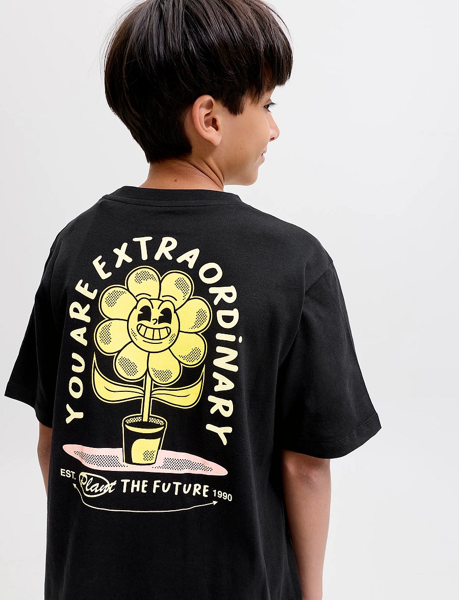 Jack & Jones - JORCARTOON GRAPHIC TEE SS CN TG JNR - lühikeste varrukatega t-särgid - black - 5
