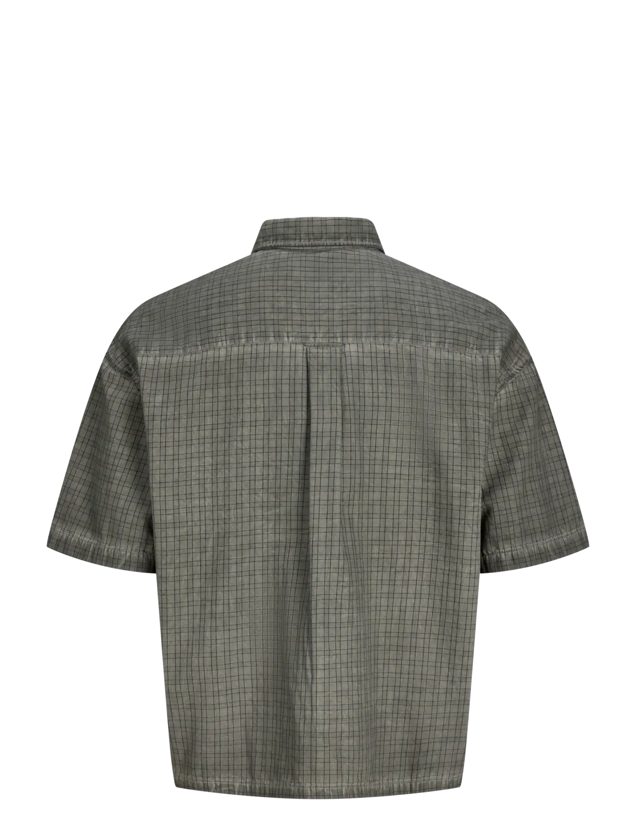 Jack & Jones - JCOOVERDYED SHIRT SS STYD SS26 JNR - overhemden met korte mouwen - vapor blue - 1