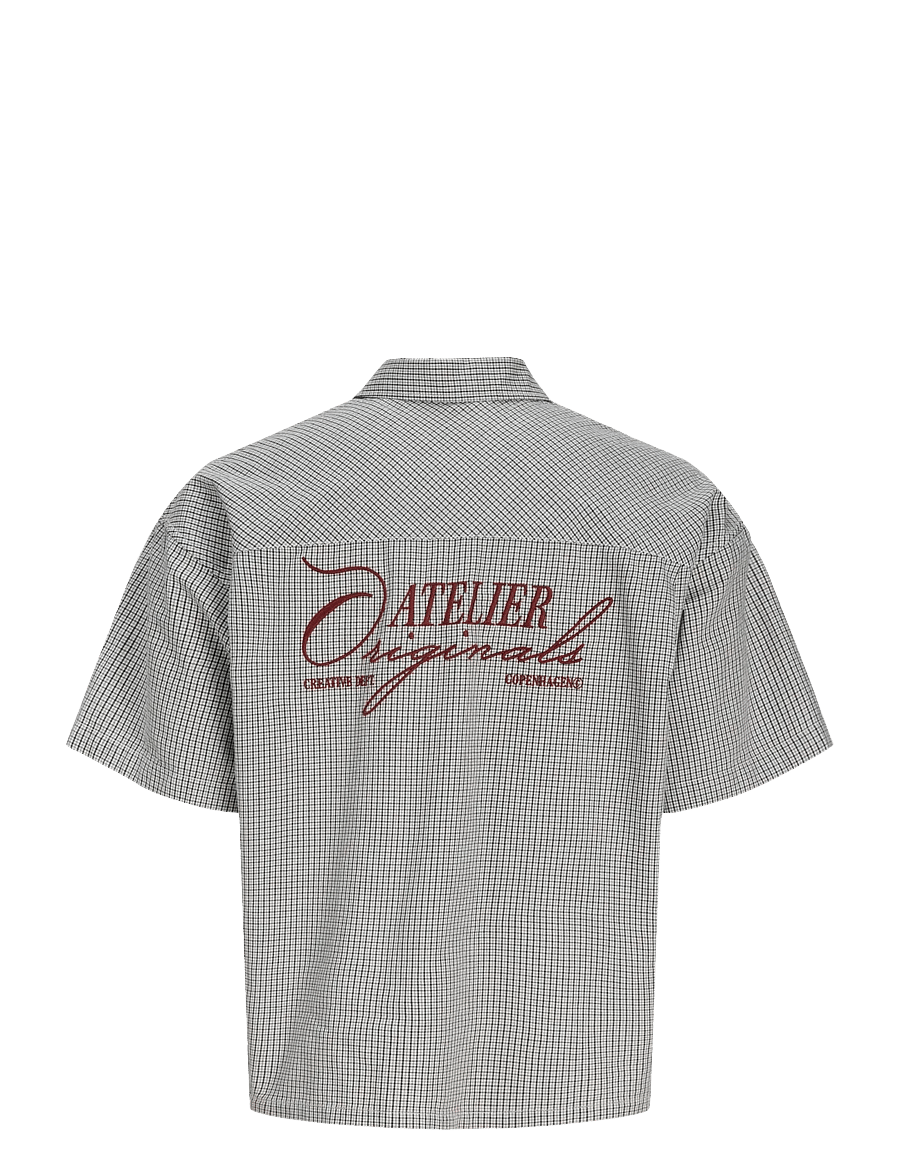 Jack & Jones - JORSAVONA AUSTIN SHIRT SS STYD SS26 JNR - chemises à manches courtes - asphalt - 1