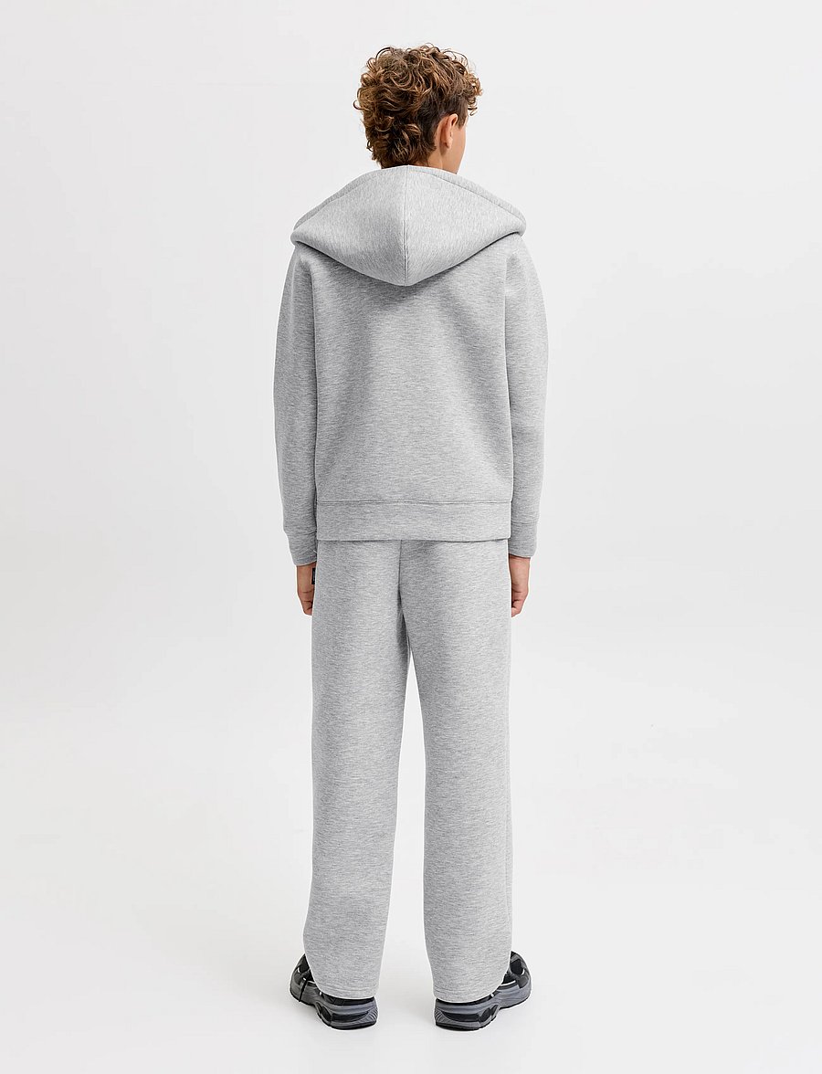 Jack & Jones - JPSTBILL LEGACY SCUBAUNC SWTPANT NOOSJNR - jogginghosen - light grey melange - 3