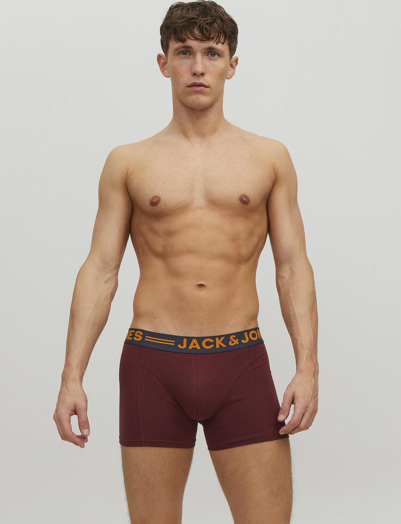 Jack & Jones Jaclichfield Trunks 3 Pack Noos - Red - S