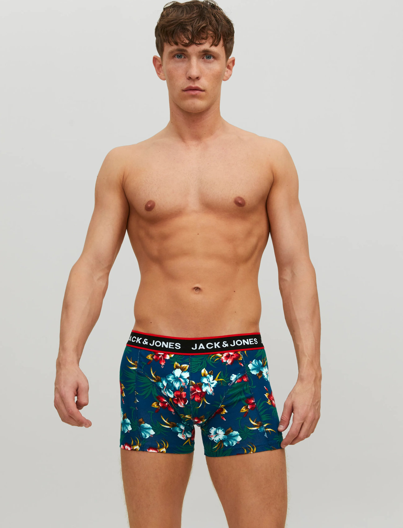 Jack & Jones Jacflower Trunks 3 Pack.noos - Black - S