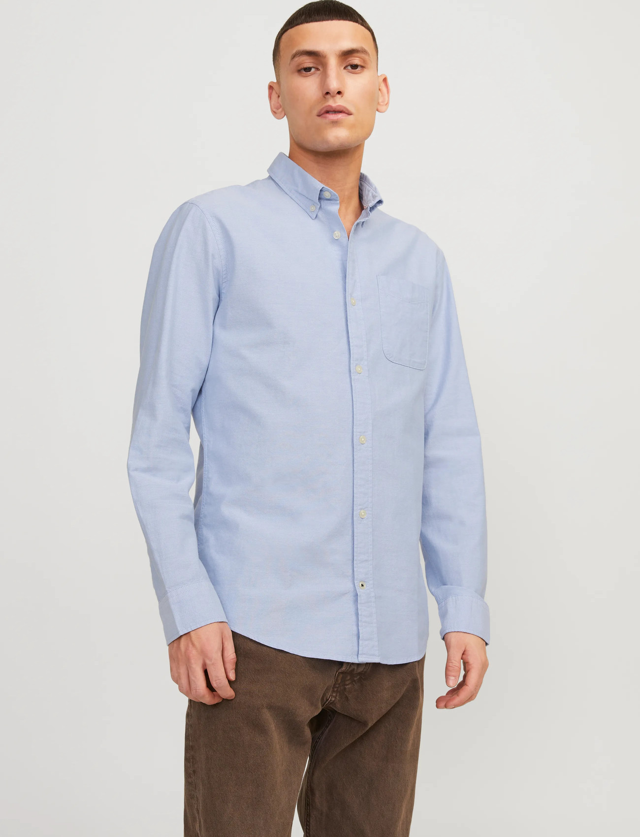 Jack & Jones Jjeoxford Shirt Ls Noos - - S 2