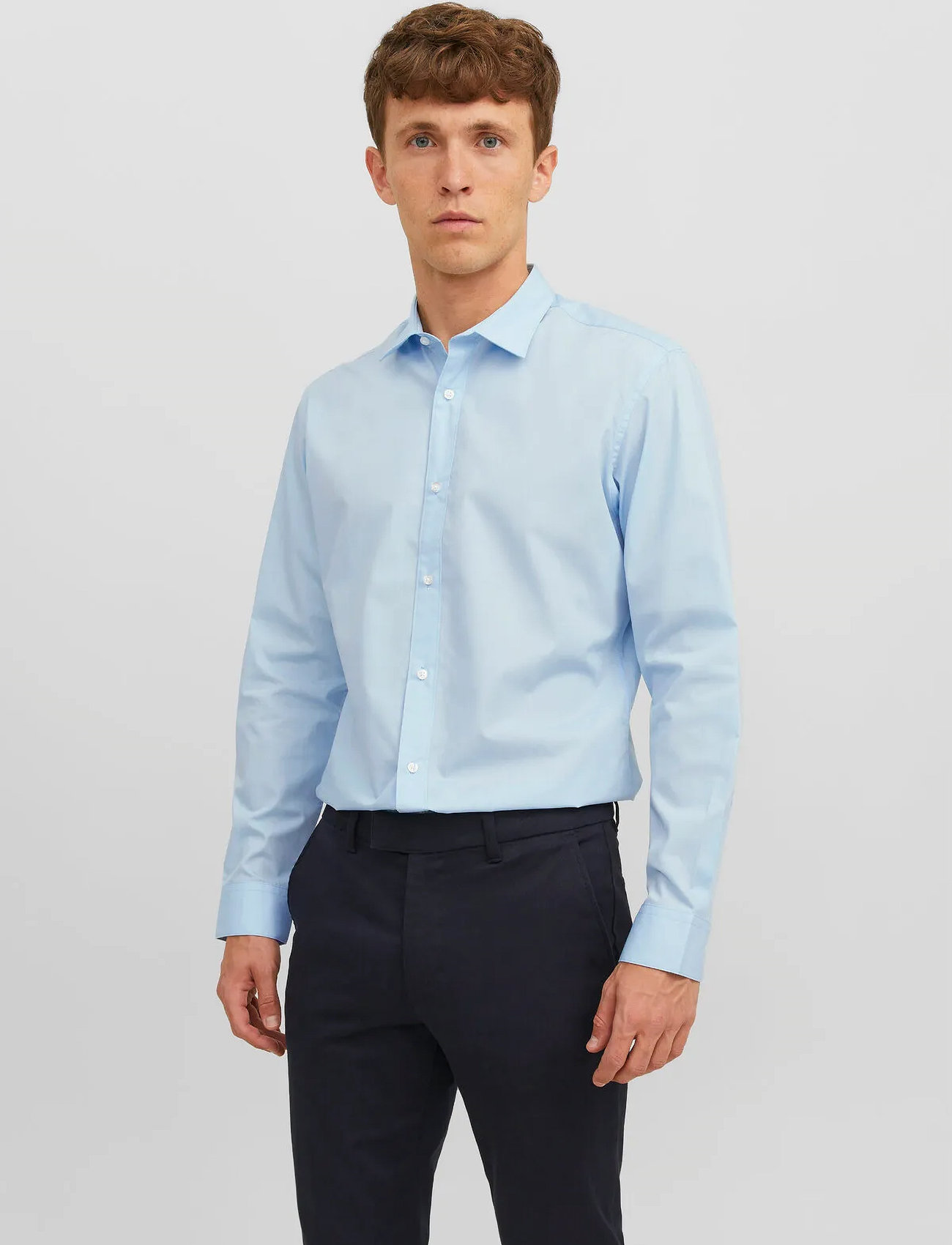 Jack & Jones Jjejoe Shirt Ls Plain Noos - Black - S 1