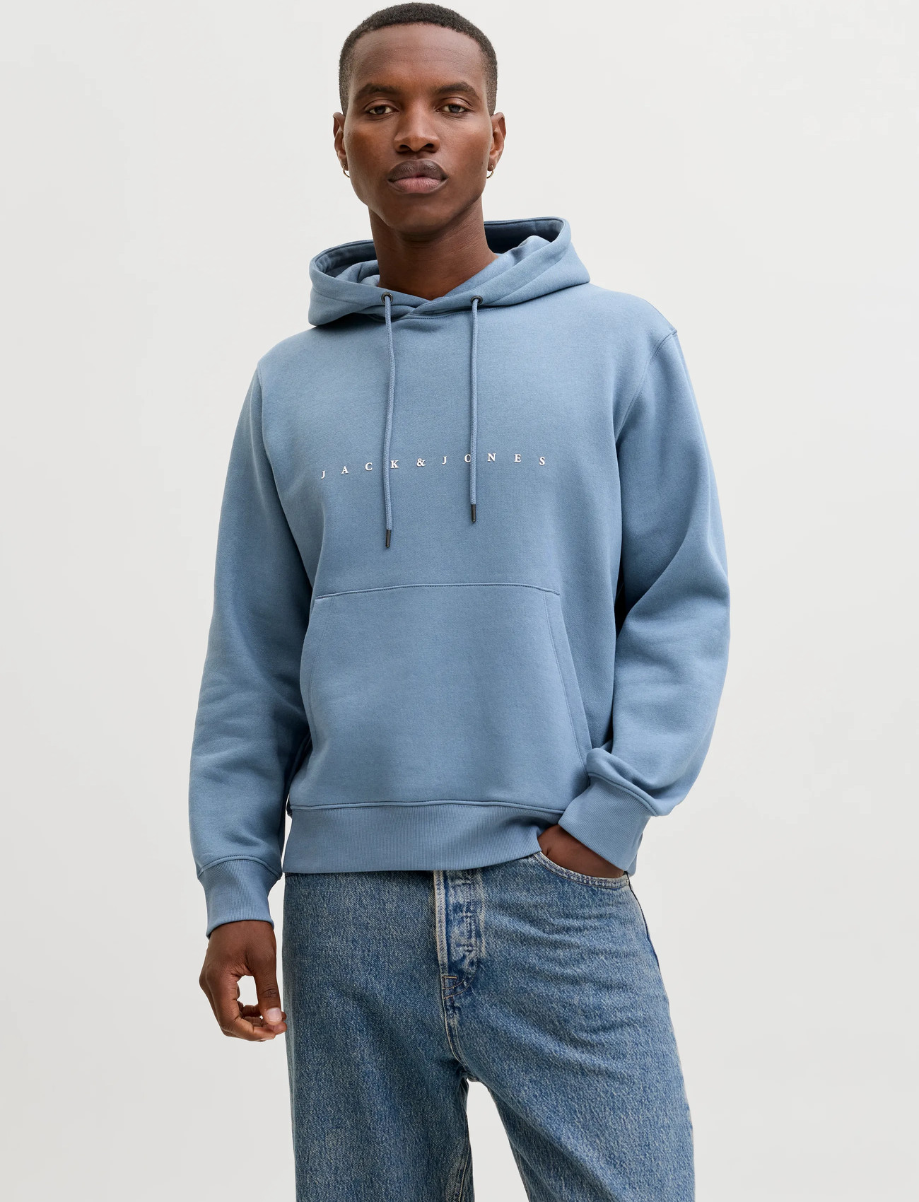 Jack & Jones Jjestar Jj Sweat Hood Noos - White - S 1