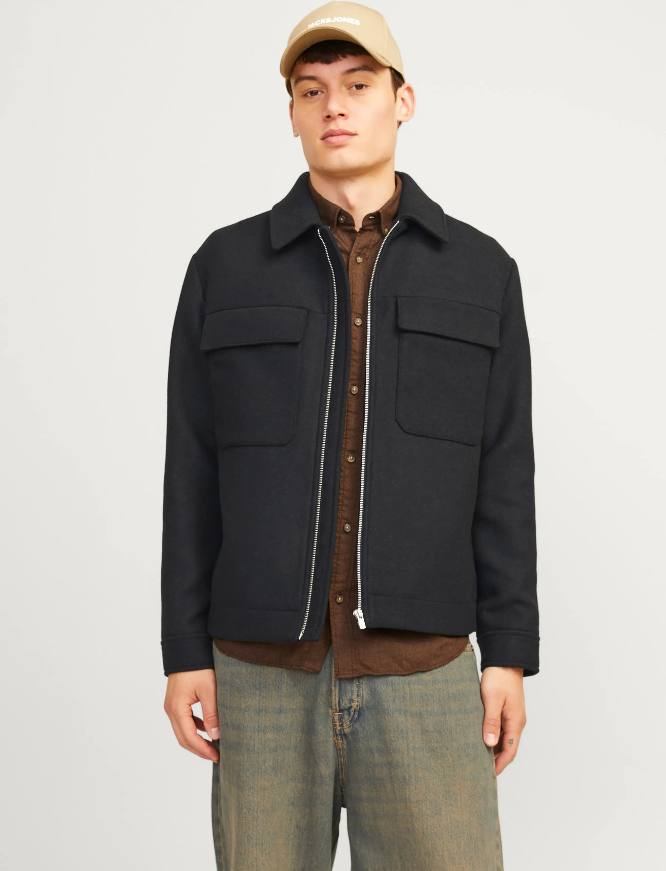 Jack & Jones Jprblurussel Wool Blend Jacket Sn - - S 1