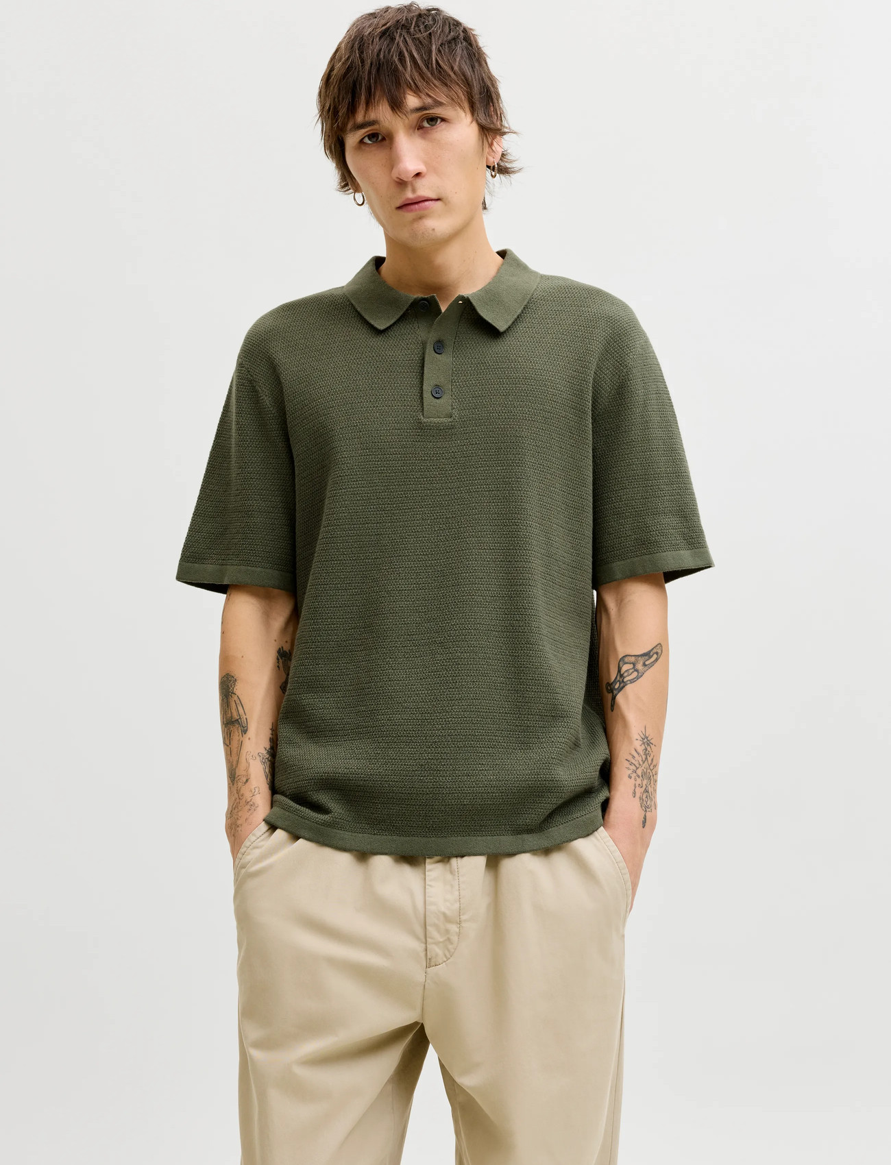 Jack & Jones Jjegeorge Knit Polo Ss Sn - - S 2