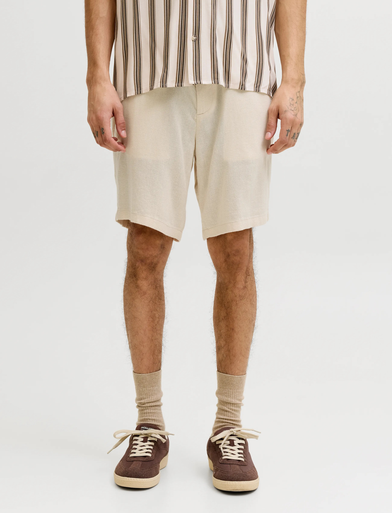 Jack & Jones Jpstace Mykonos Linen Blend Shorts Reg - - S 3