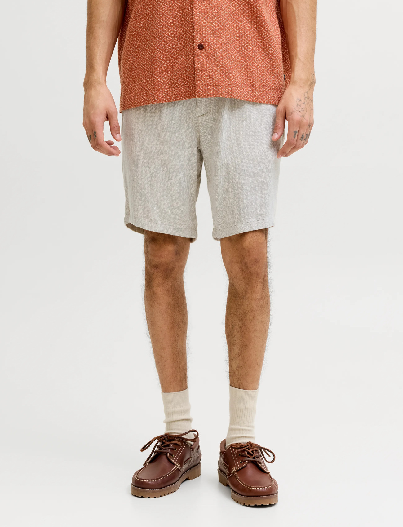 Jack & Jones Jpstace Mykonos Linen Blend Shorts Reg - - S 4