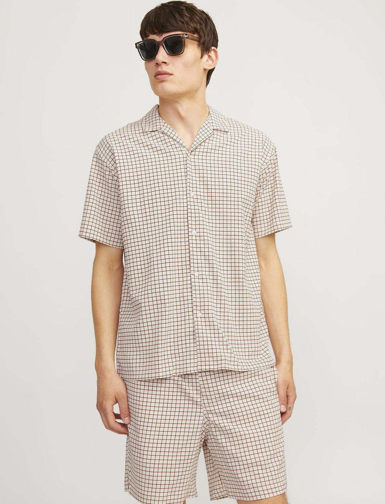 Jack & Jones Jorjeff Jacquard Shirt Ss Ln Styd24 - - S 1