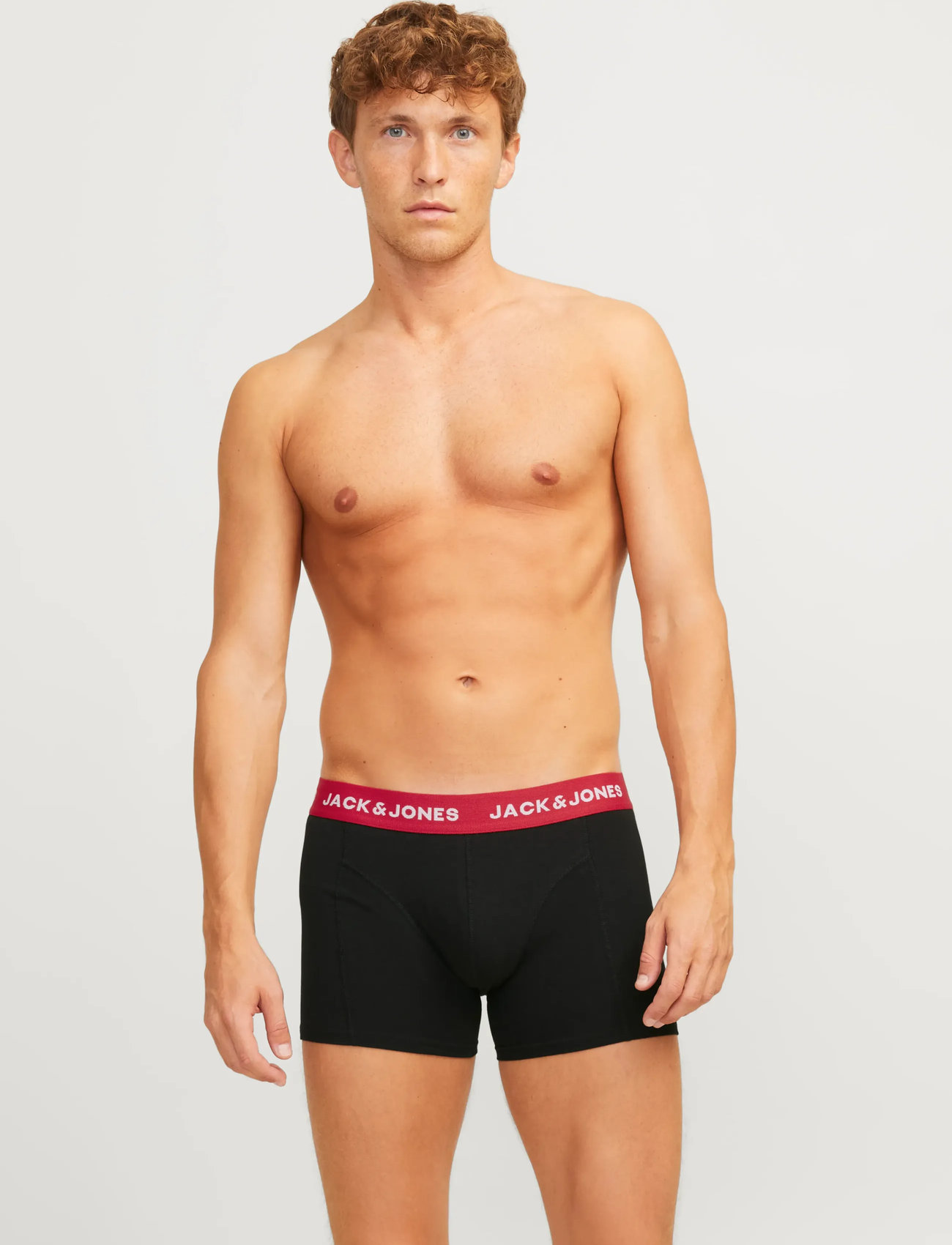 Jack & Jones Jacjoe Trunks 3 Pack - Black - S