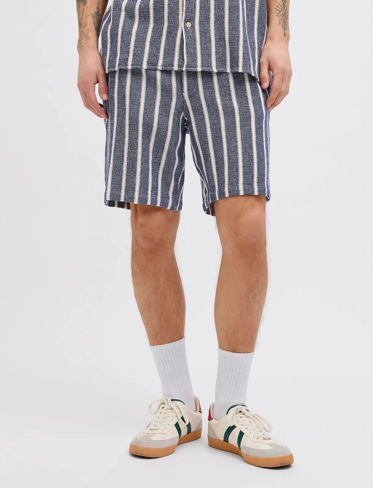 Jack & Jones Jpstjaiden Coba Stripe Jog Shorts Reg Sn - - S 2