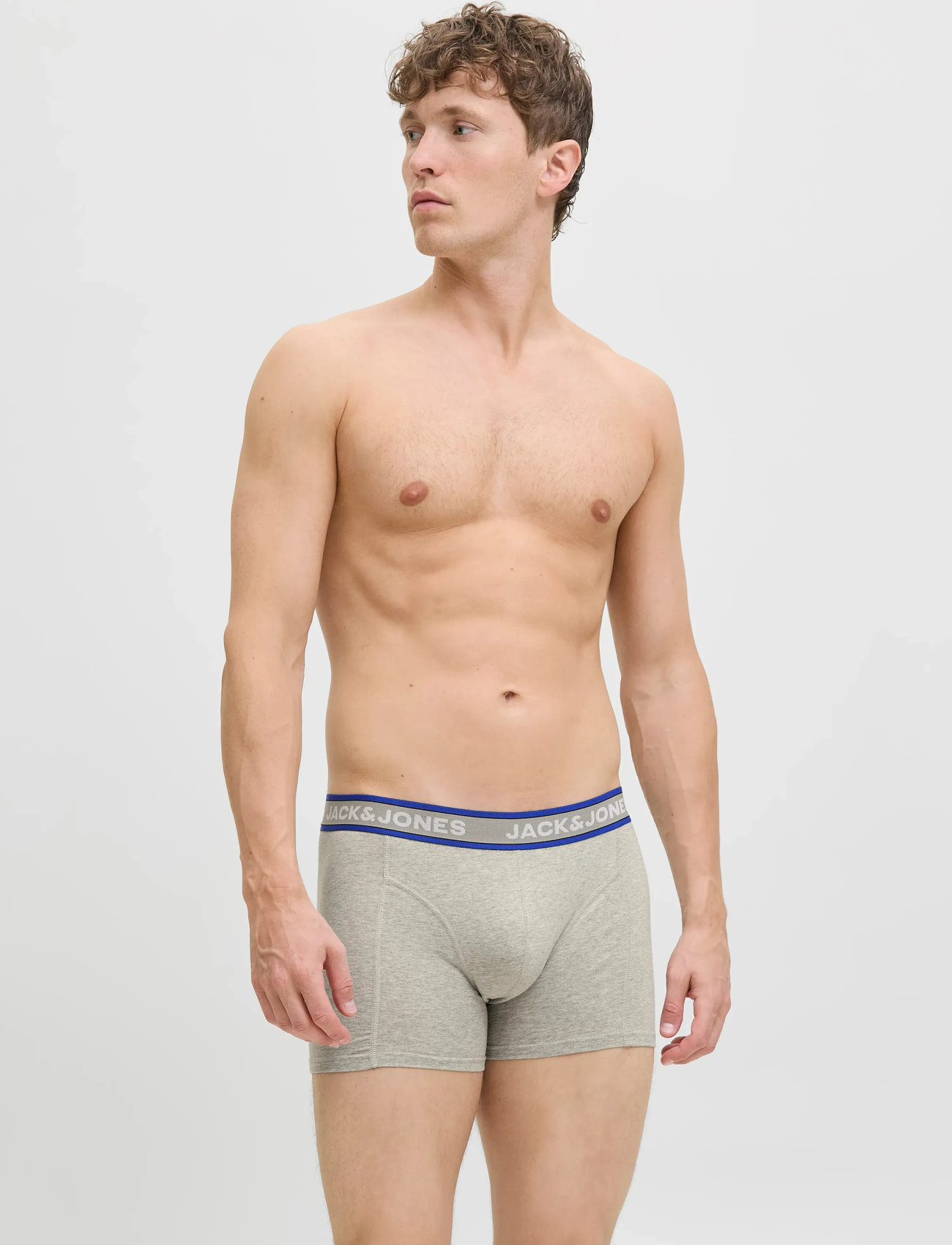 Jack & Jones Jachudson Solid Trunks 7 Pack - Blue - L